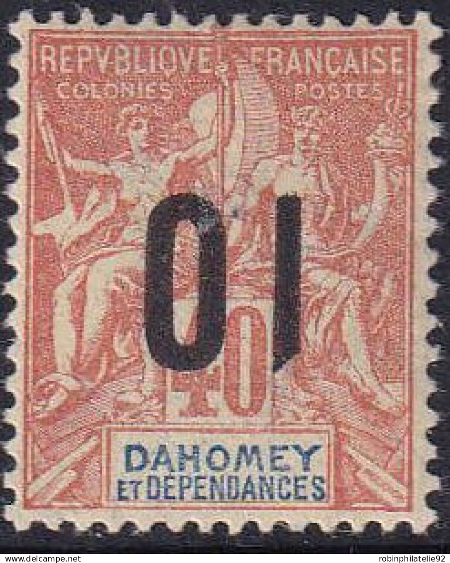 Dahomey N°39 A Surcharge Renversée Qualité:* Cote:425 - Ongebruikt