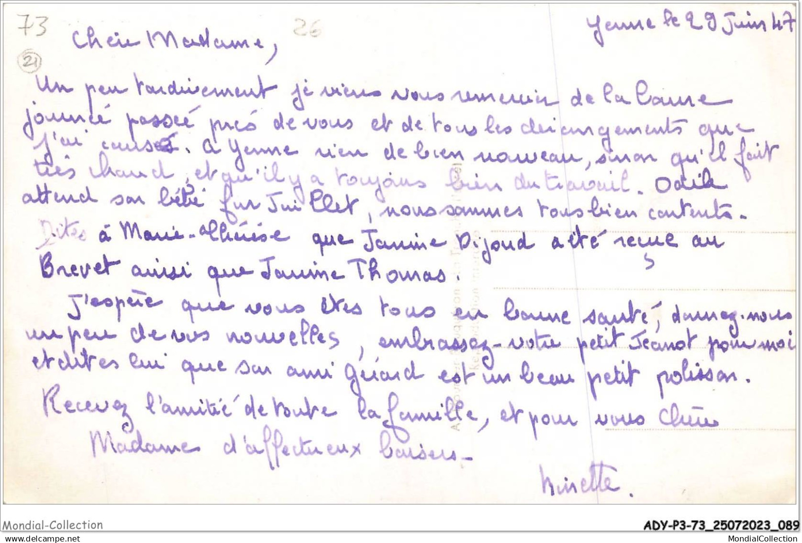 ADYP3-73-0231 - YENNE - Notre-dame's Yenne - Yenne