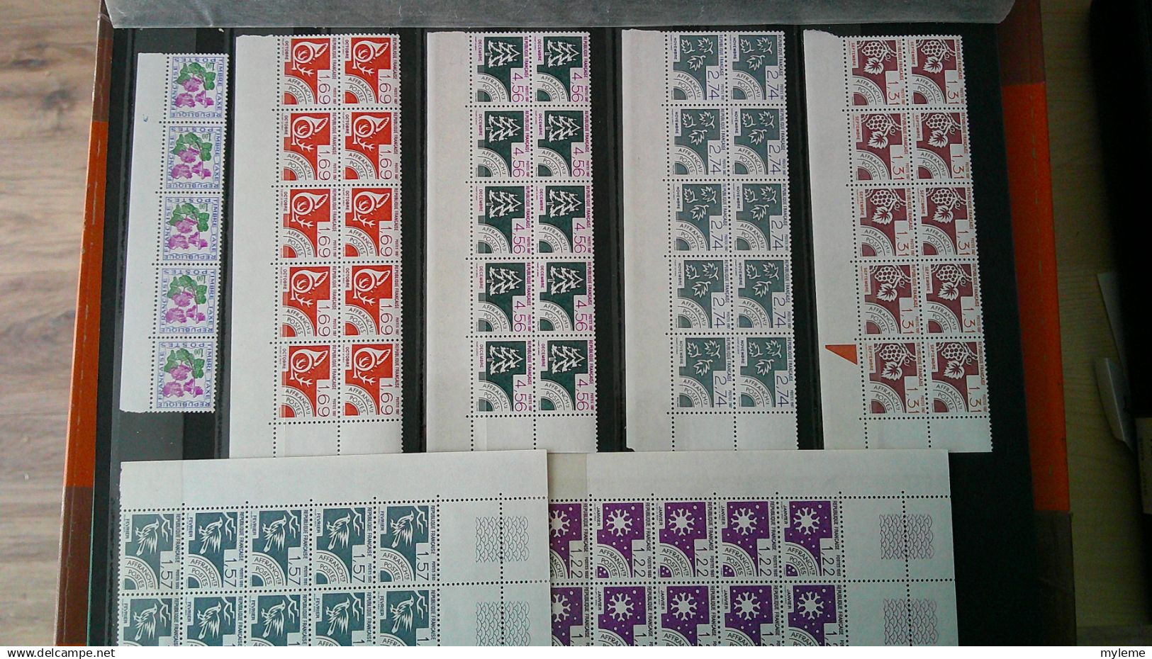 BS230 Bel Ensemble De Timbres Préoblitérés, Taxes Et Autres En Fragments De Feuilles **. Très Sympa . A Saisir !!! - Collections (en Albums)