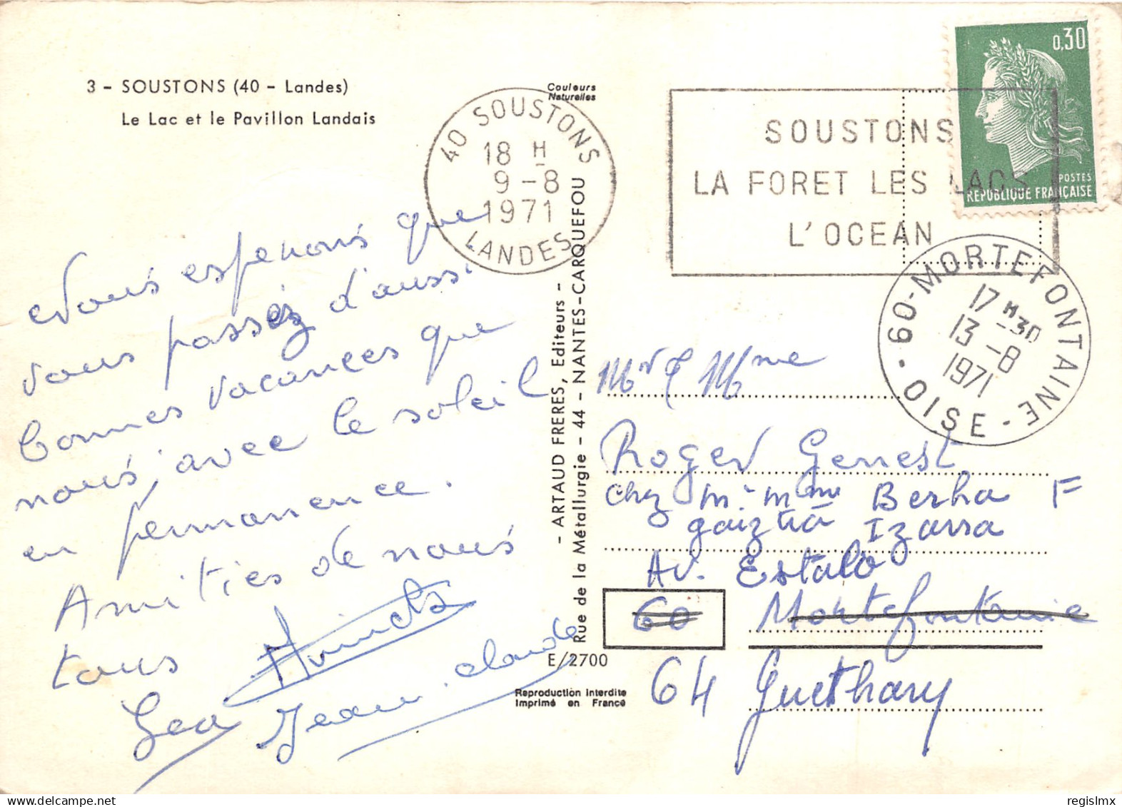 40-SOUSTONS-N°T266-A/0199 - Soustons
