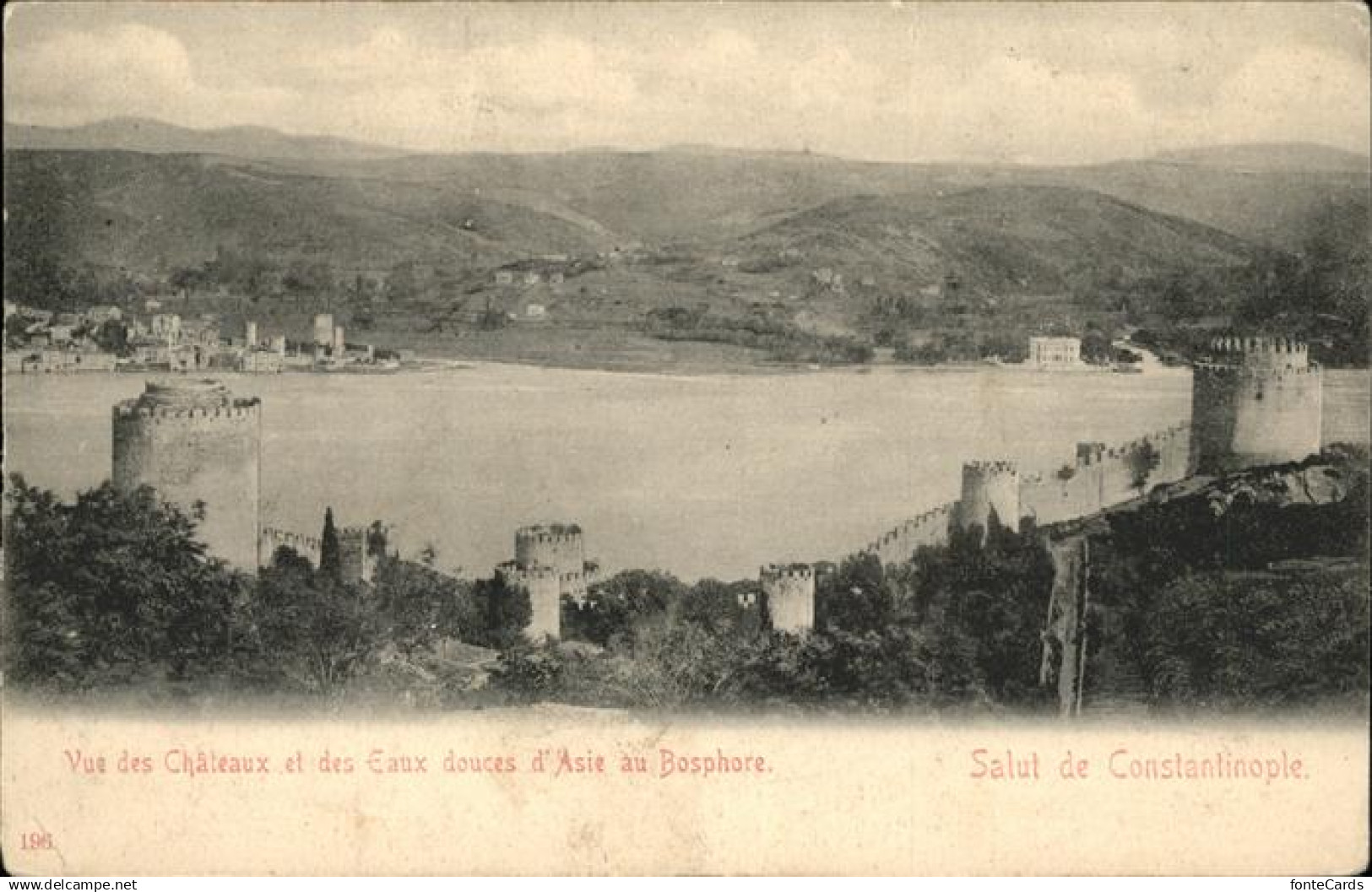 Constantinopel Istanbul Chateaux Eaux Douces Asie Bosphore - Turquie