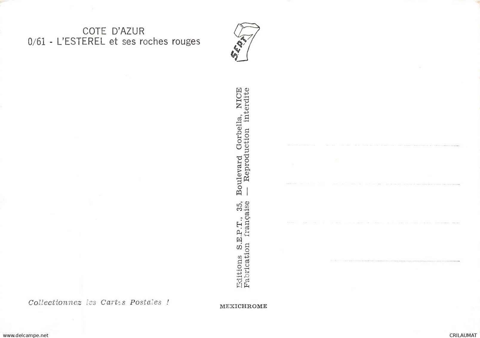 83-L ESTEREL ET SES ROCHES ROUGES-N° 4421-C/0101 - Antheor