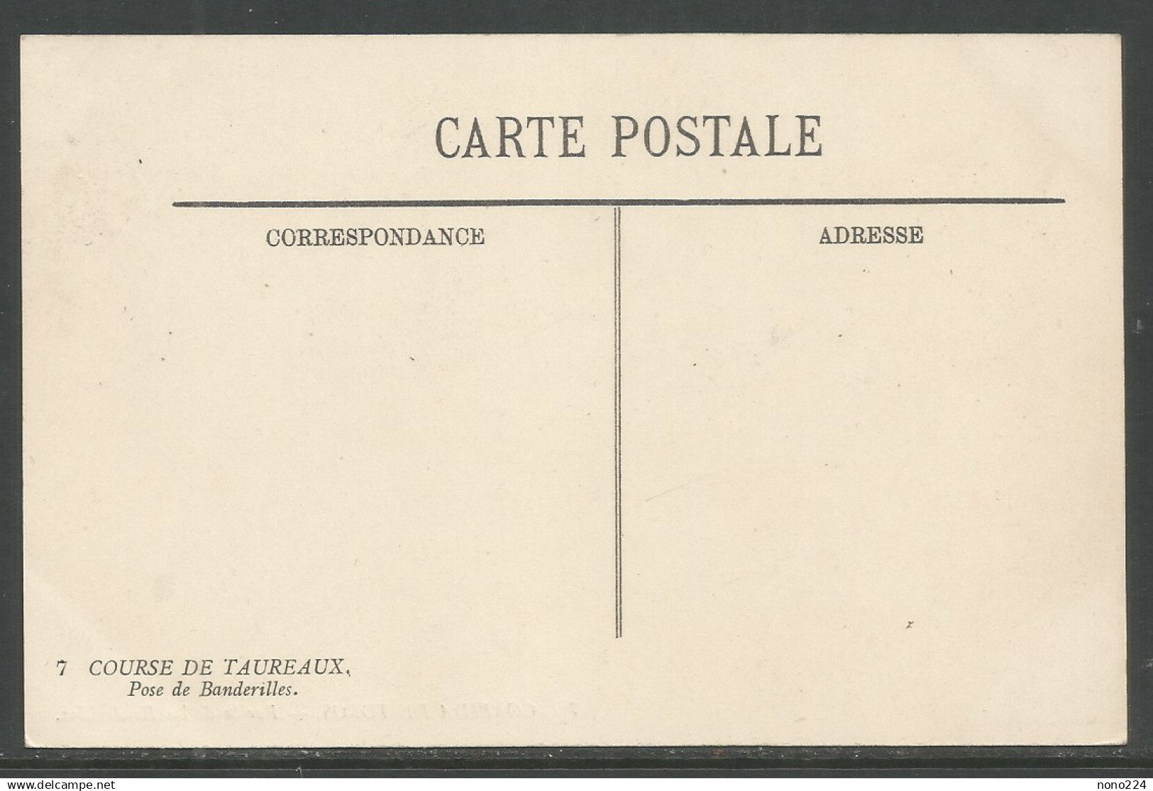 Carte P ( Corrida De Toros / Suerte De Picar ) - Stiere