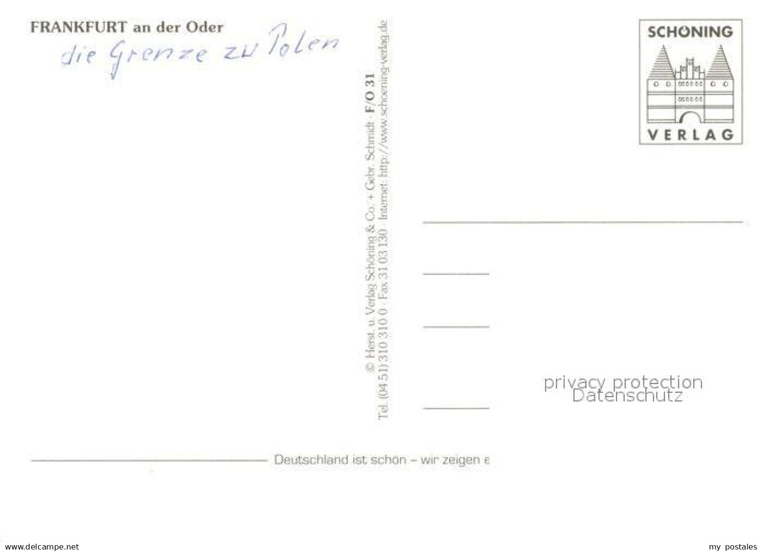 Frankfurt Oder Fliegeraufnahme Oderpartie - Frankfurt A. D. Oder