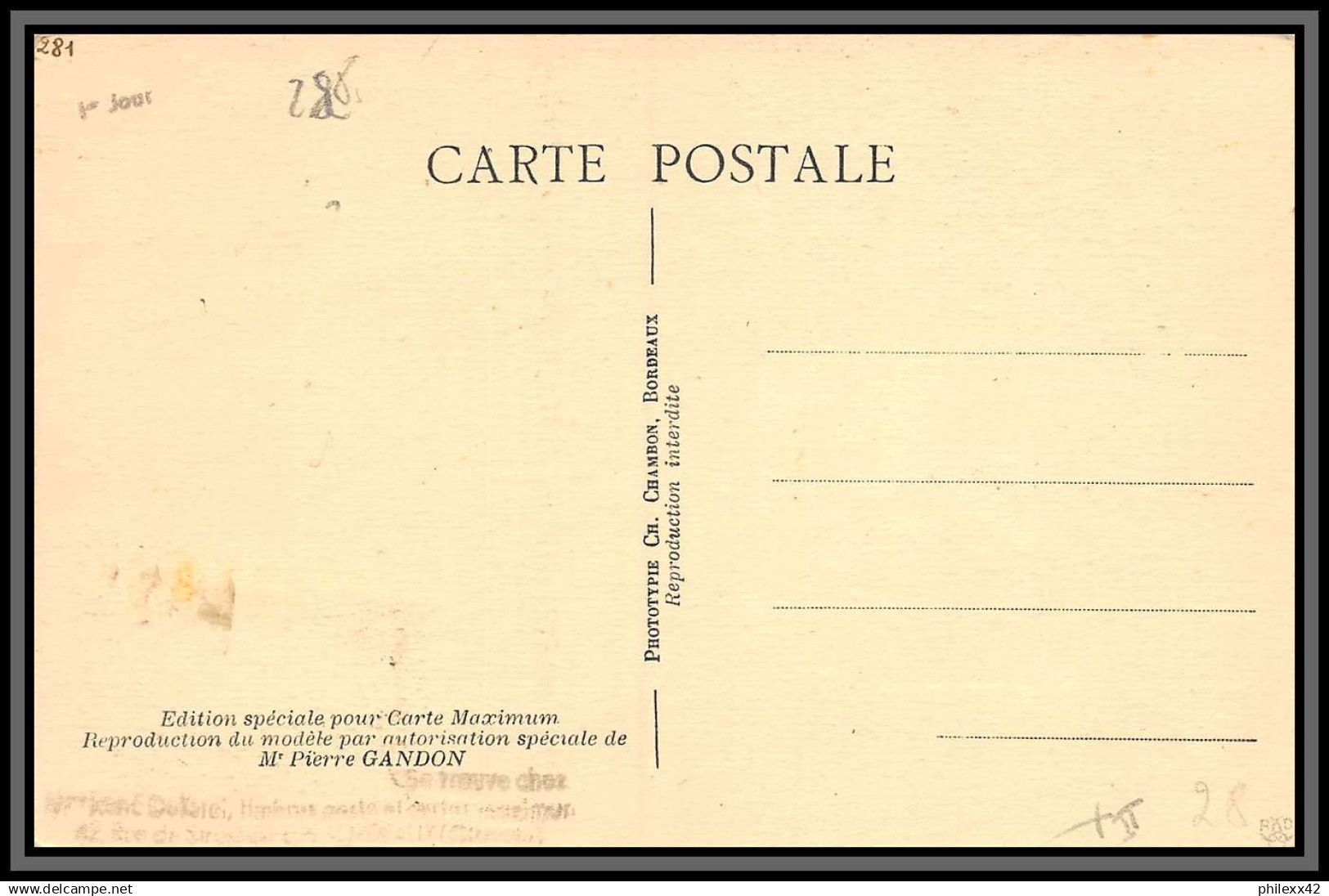 57173 N°288 Oeuvres Charitables Enfance Heureuse Enfant Child 18/2/1946 Fdc Monaco Carte Maximum (card) édition Chambon - Maximumkarten (MC)
