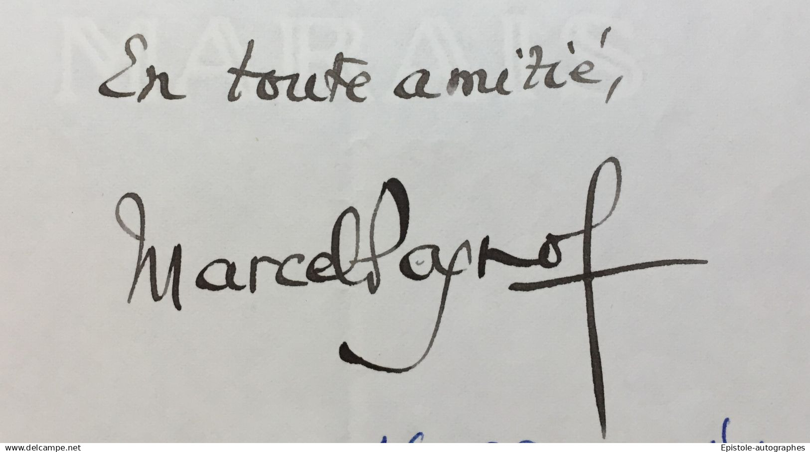 Marcel PAGNOL – Lettre Autographe Signée – Prix Jean De Florette Et Manon Des Sources - 1963 - Scrittori