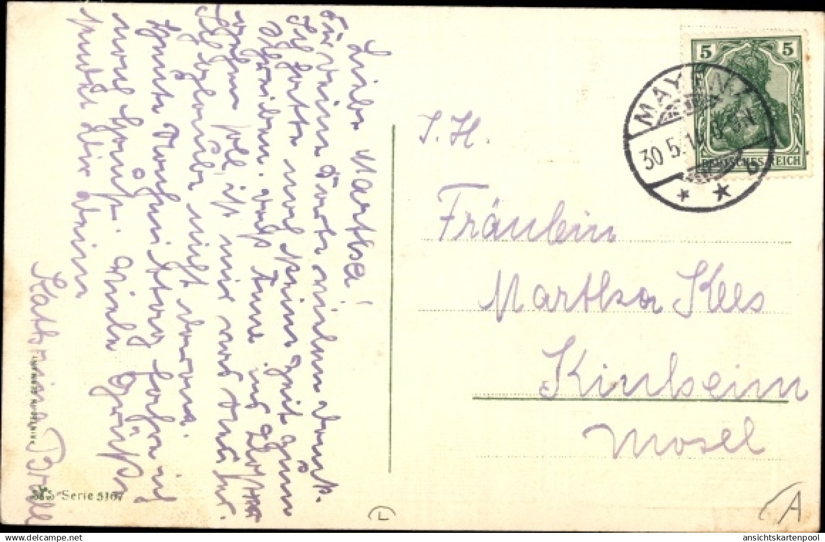 CPA Glückwunsch Pfingsten, Birken, Schleife, Margeriten - Pfingsten