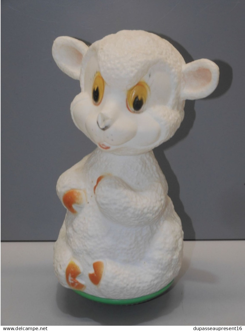 -ANCIEN JOUET CULBUTO MOUTON JOUET MARECHAL COLLECTION JOUJOU déco XXe  E