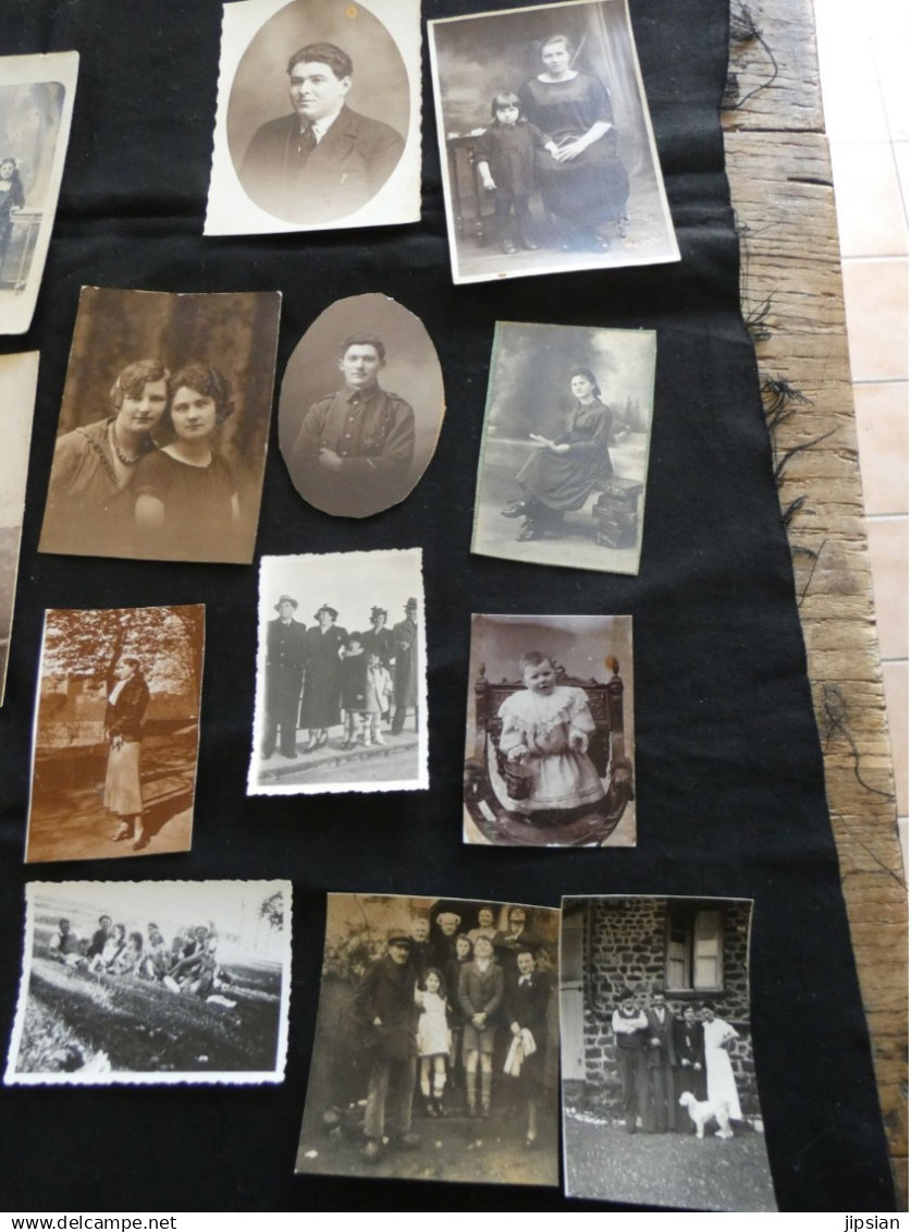 lot de 225 photos et cpa originales de famille -- Cleguer Plougastel - la plupart légendées  Z5
