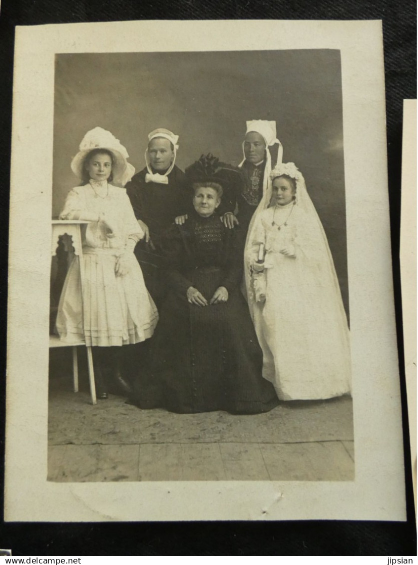 lot de 225 photos et cpa originales de famille -- Cleguer Plougastel - la plupart légendées  Z5