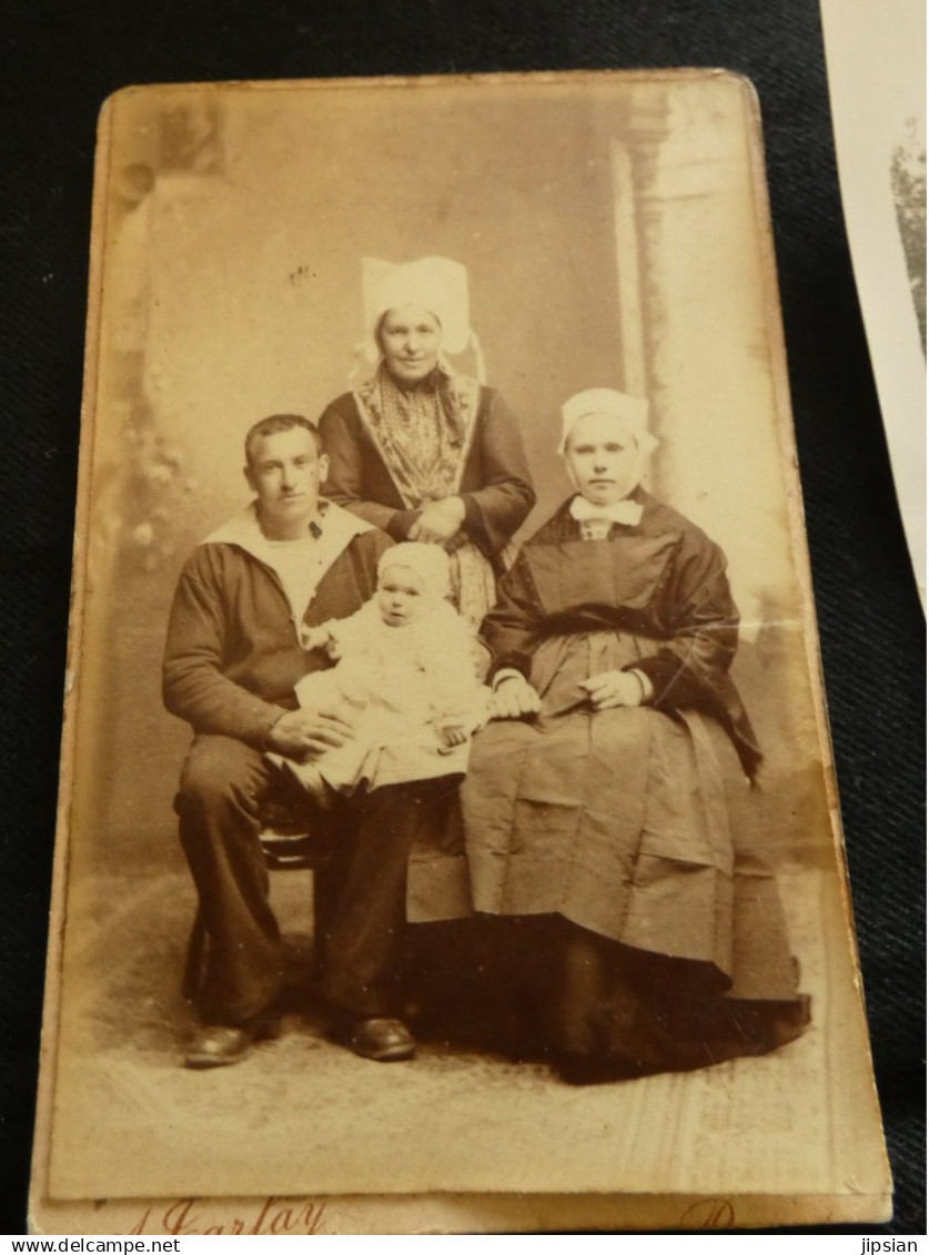 lot de 225 photos et cpa originales de famille -- Cleguer Plougastel - la plupart légendées  Z5