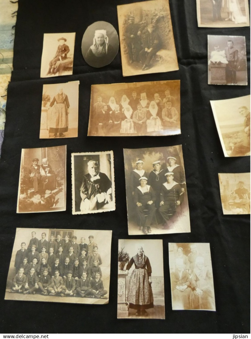 lot de 225 photos et cpa originales de famille -- Cleguer Plougastel - la plupart légendées  Z5