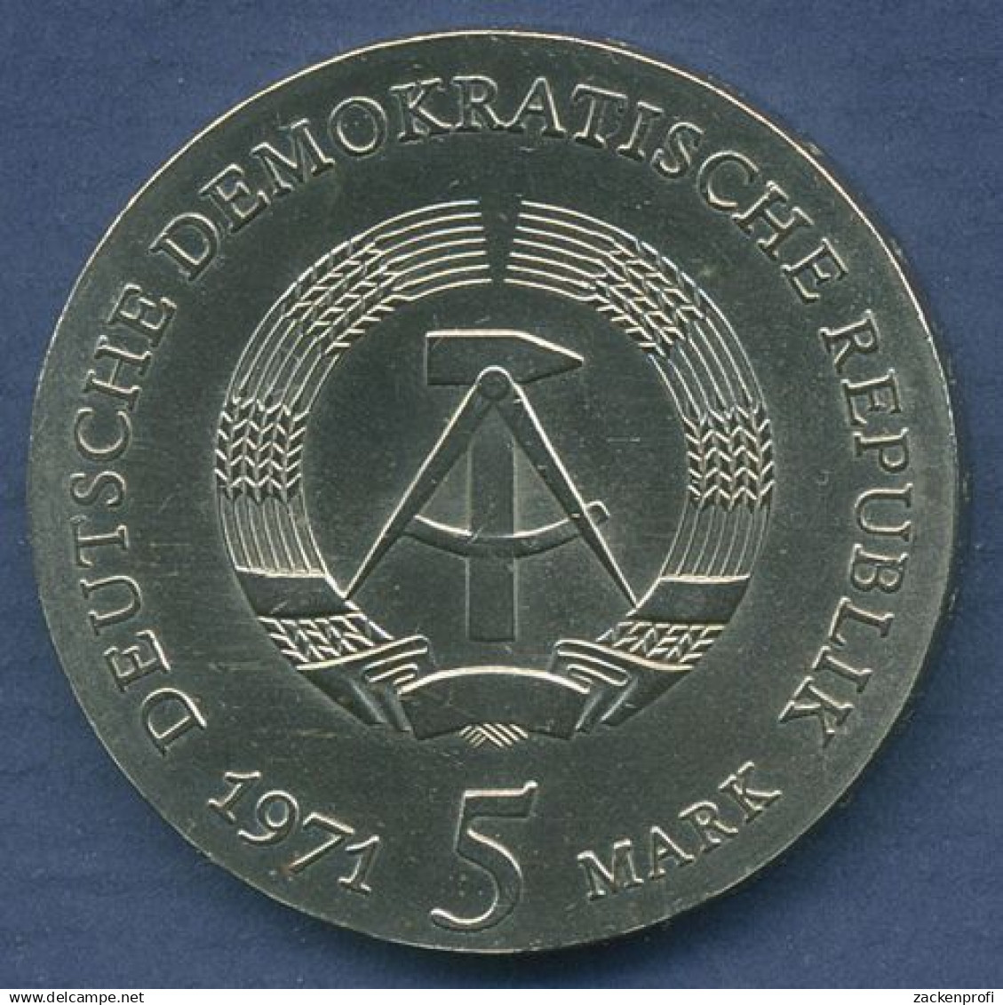 DDR 5 Mark 1971 Johannes Kepler, J 1534 Vz/st (m2906) - 5 Marchi