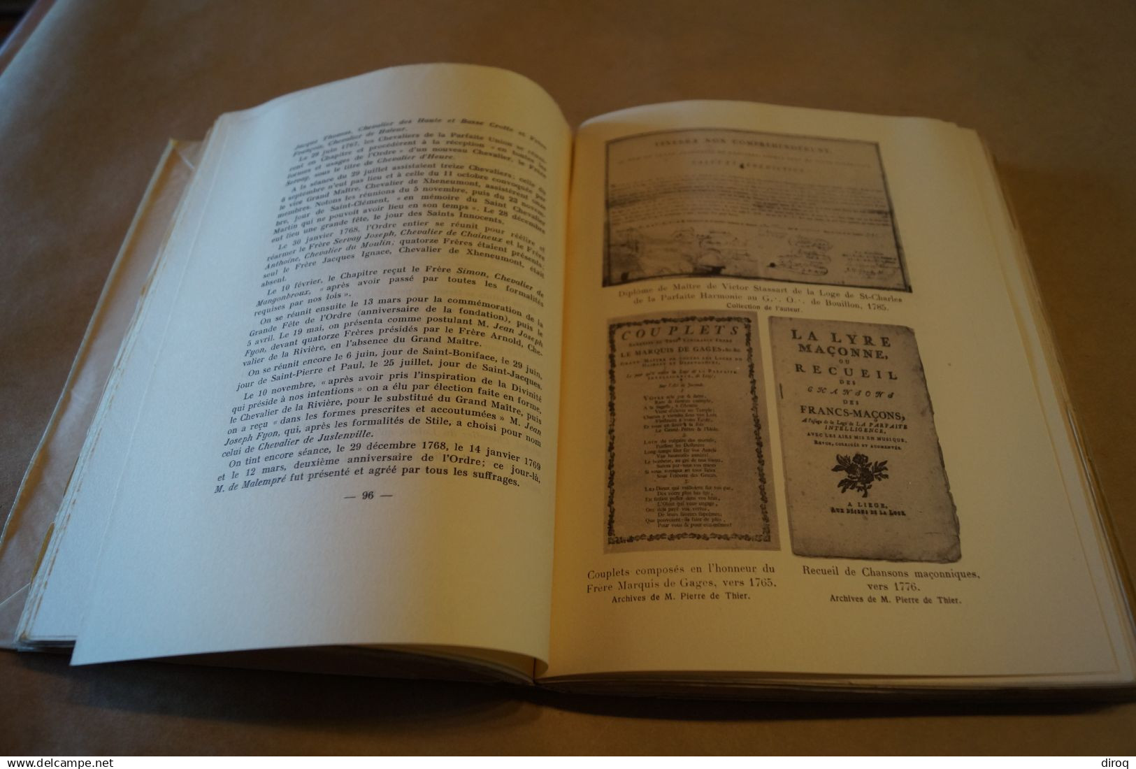 Très RARE,Liège,Comte de Velbruck,Franc-Maçon,1936,complet 295 pages, 25 Cm. sur 19 Cm.,