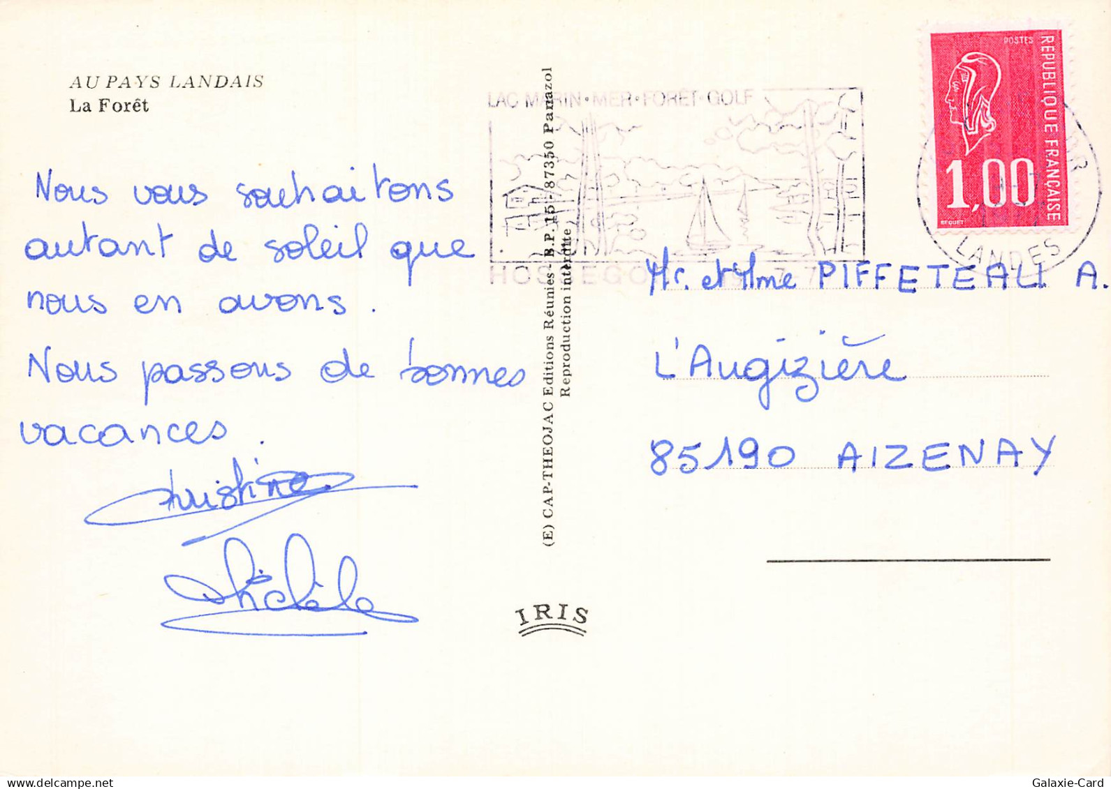 85 AIZENAY L AUGIZIERE - Aizenay