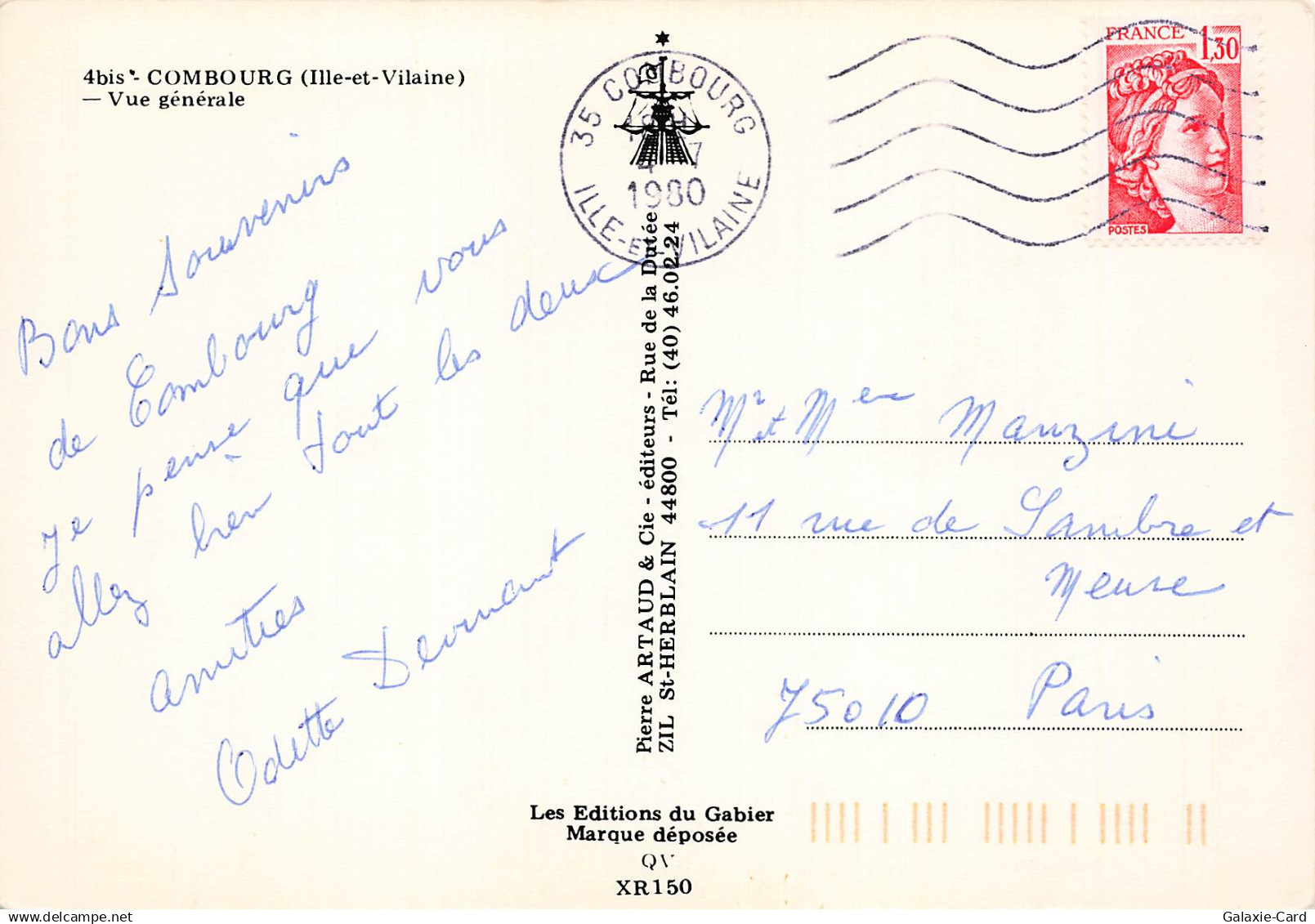 35 COMBOURG VUE GENERALE - Combourg