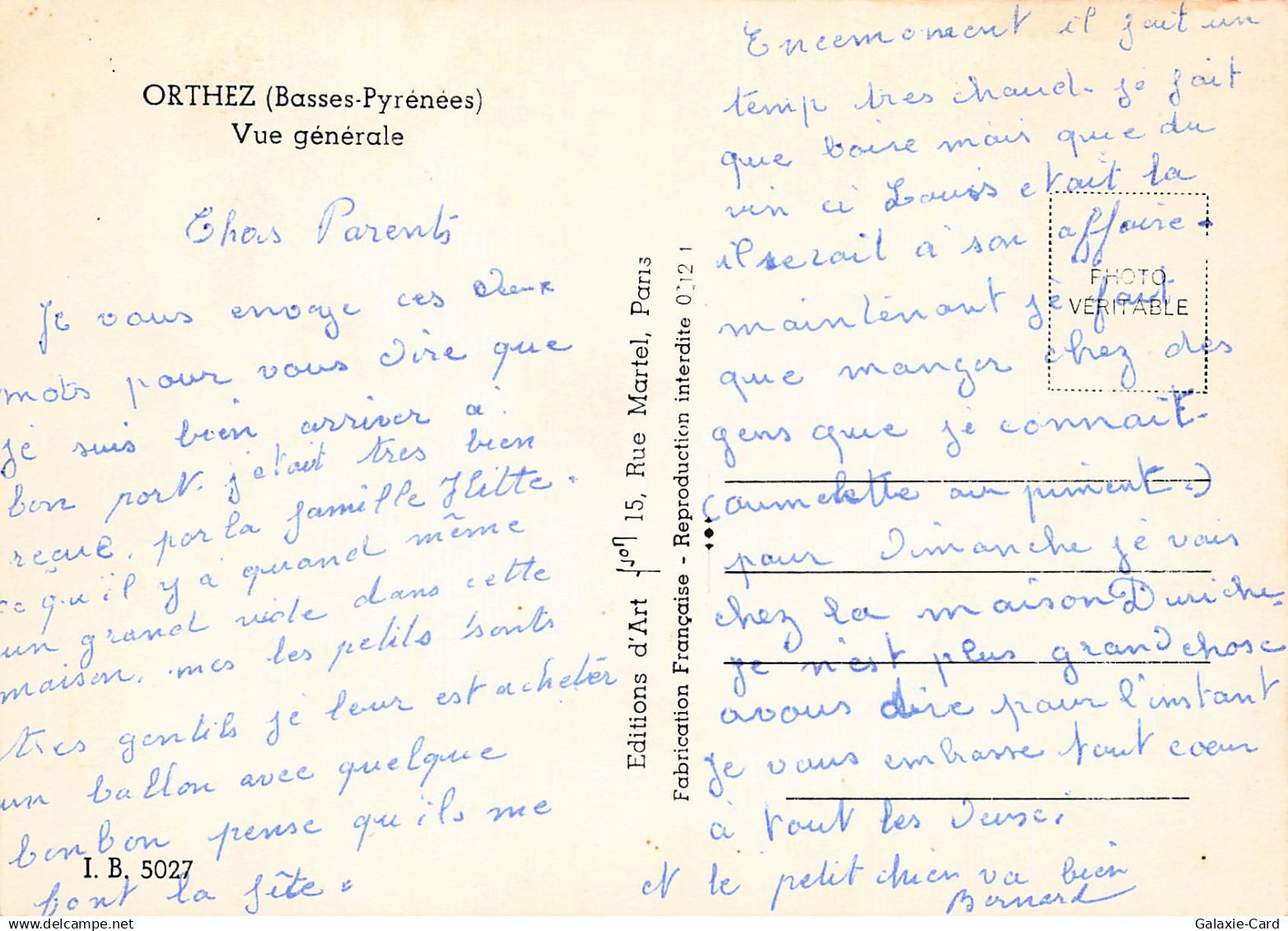 64 ORTHEZ VUE GENERALE - Orthez