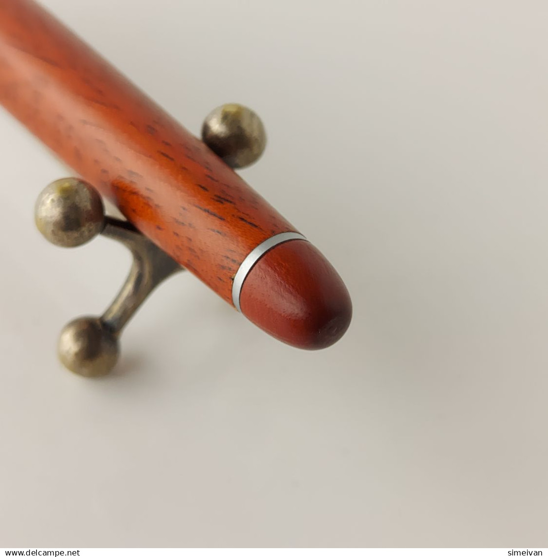 Wooden Fountain Pen Unbranded Iridium Point Germany Medium Nib Matte Trim #5824