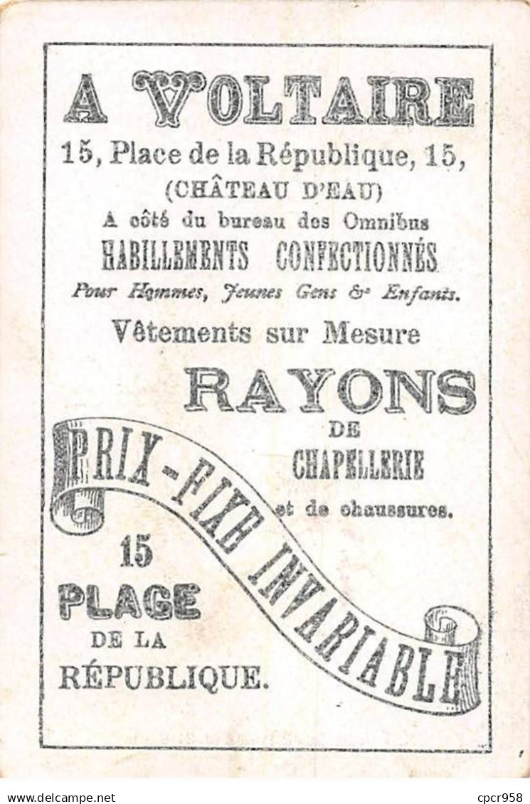Chromos -COR12422- A Voltaire - Enfants - Rue - Chien - 7x10cm Env. - Autres & Non Classés