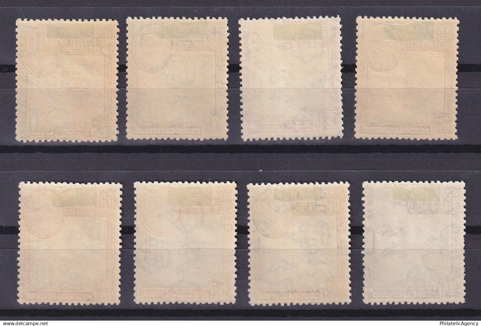 FALKLAND ISLANDS DEPENDENCIES 1946, SG# G1-G8, Map, KGVI, MH - Falkland