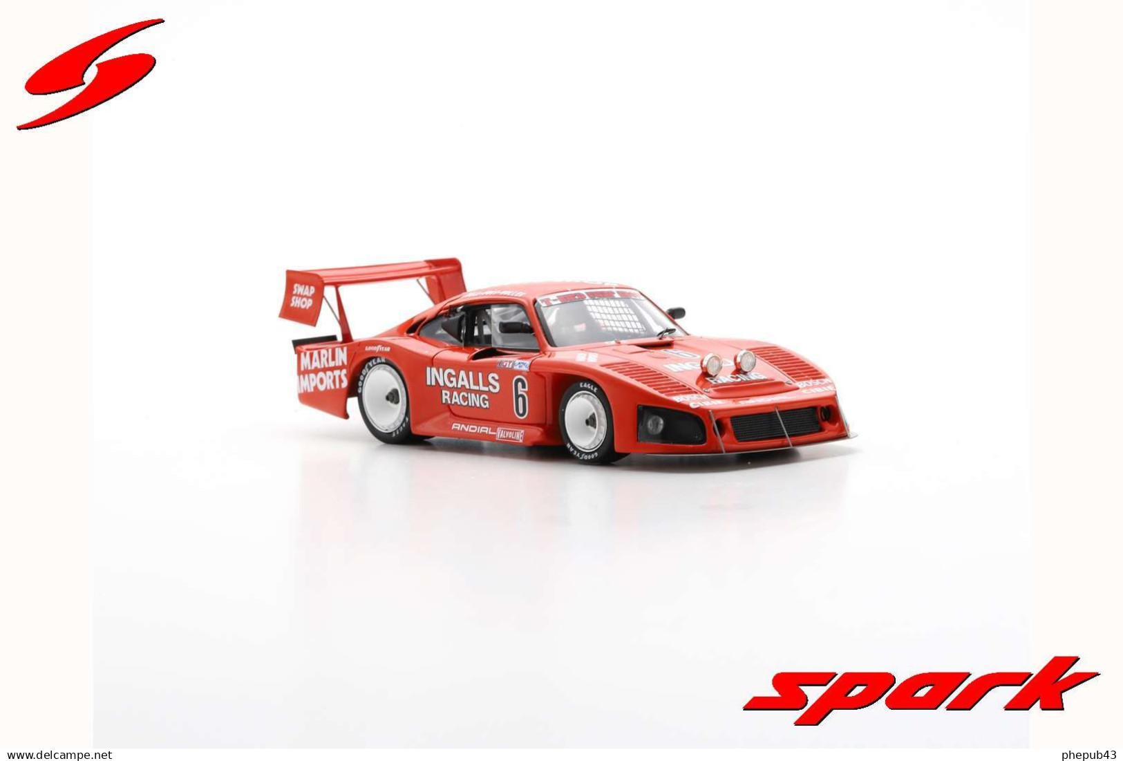 Porsche 935 - 3rd 12h Sebring 1984 #6 - Bob Wollek/A. J. Foyt/Derek Bell - Spark - Spark