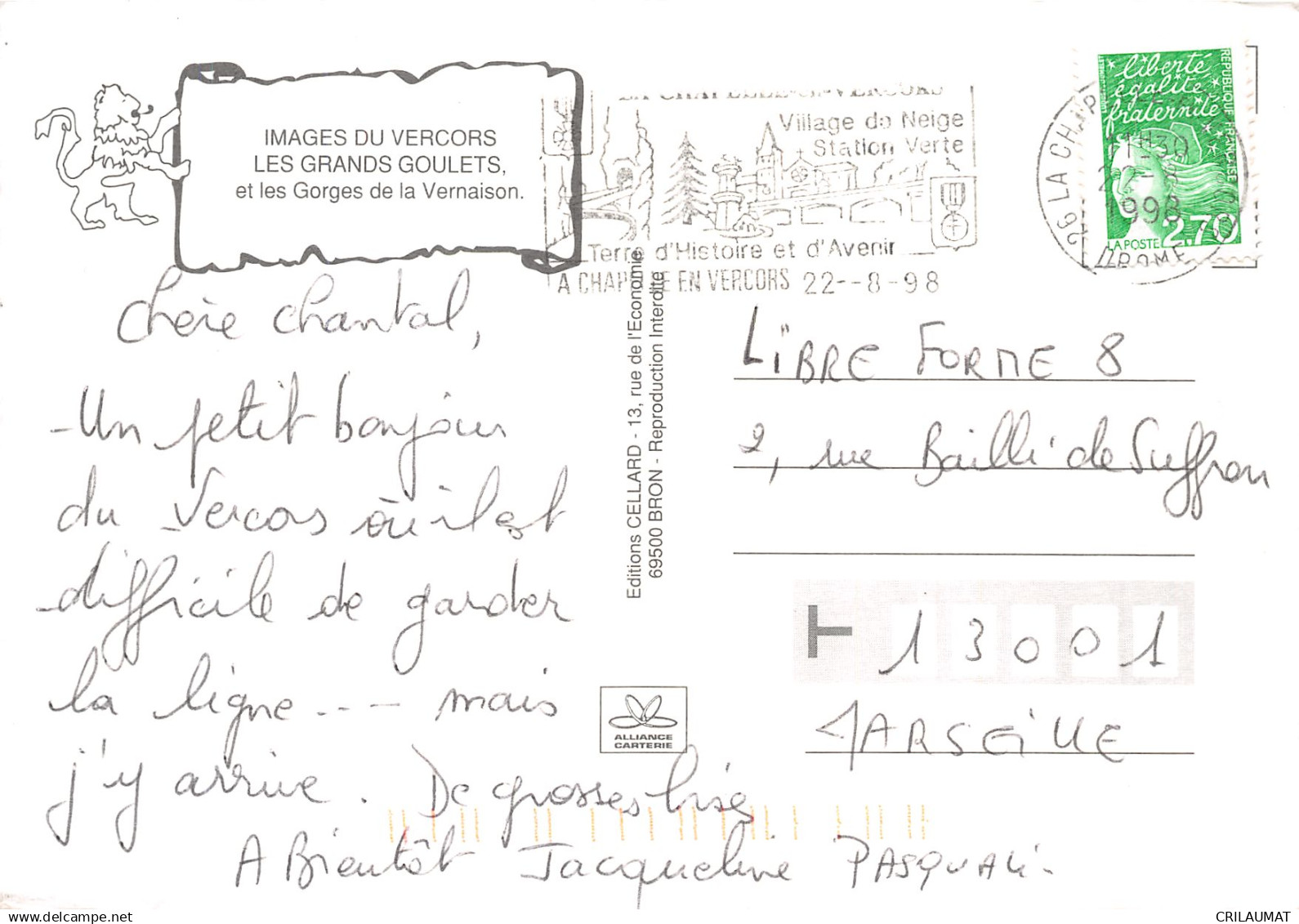 26-LES GRANDS GOULETS-N° 4455-B/0383 - Les Grands Goulets