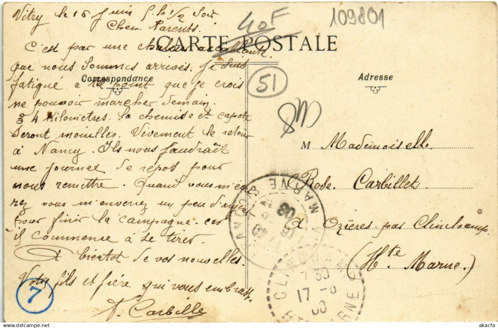 CPA VITRY-le-FRANCOIS - Vue Générale (109801) - Vitry-le-François