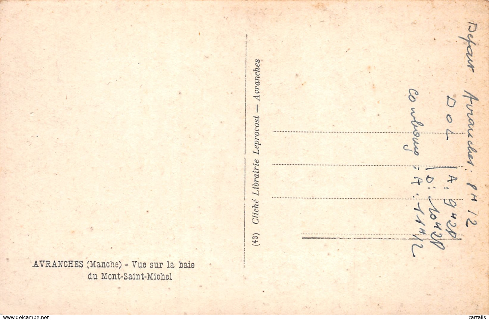 50-AVRANCHES-N°3867-C/0359 - Avranches