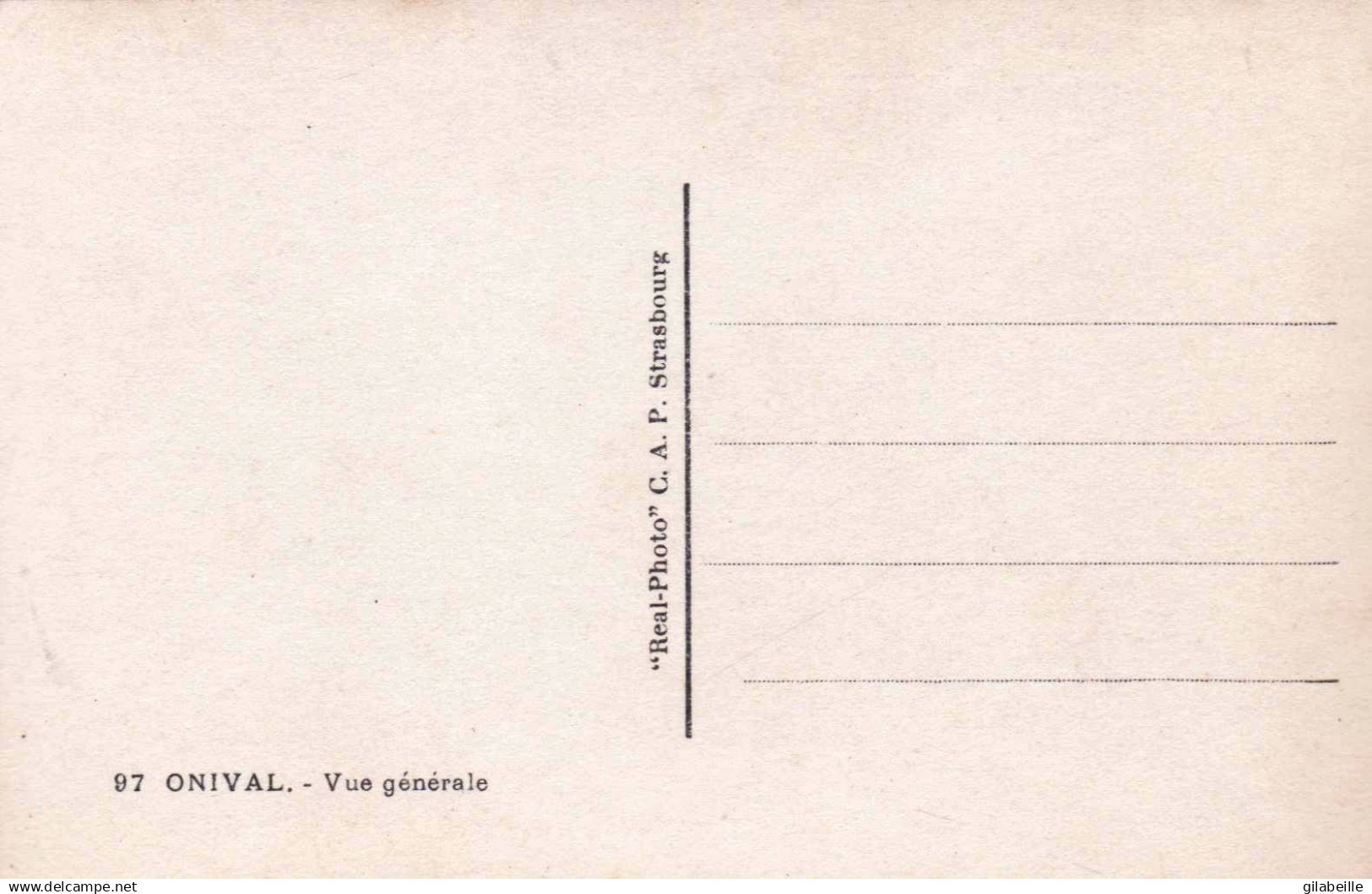 80 - Somme -  ONIVAL Sur MER ( Ault )  Vue Generale - Onival