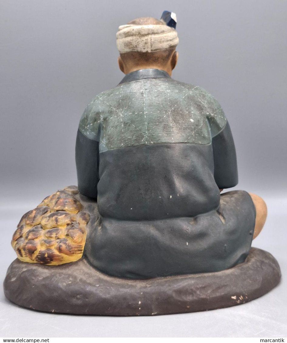 FIGURA VINTAGE JAPONESA EN ESTUCO - HAKATA URASAKI - Andere & Zonder Classificatie