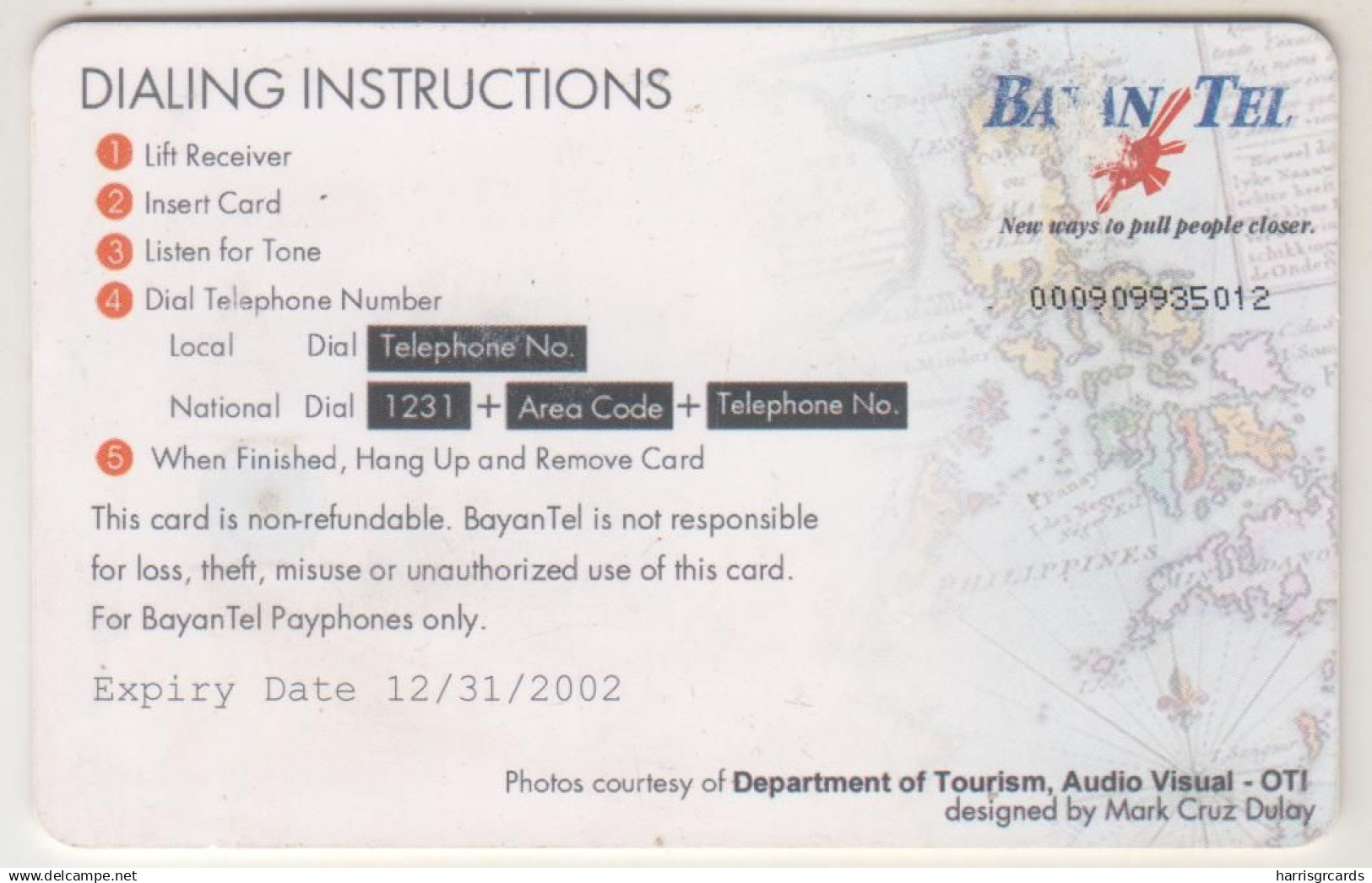 PHILIPPINES - Mindanao / Eagle, Chip:GEM5 (Red), 09/00, 100 ₱, Used - Philippinen