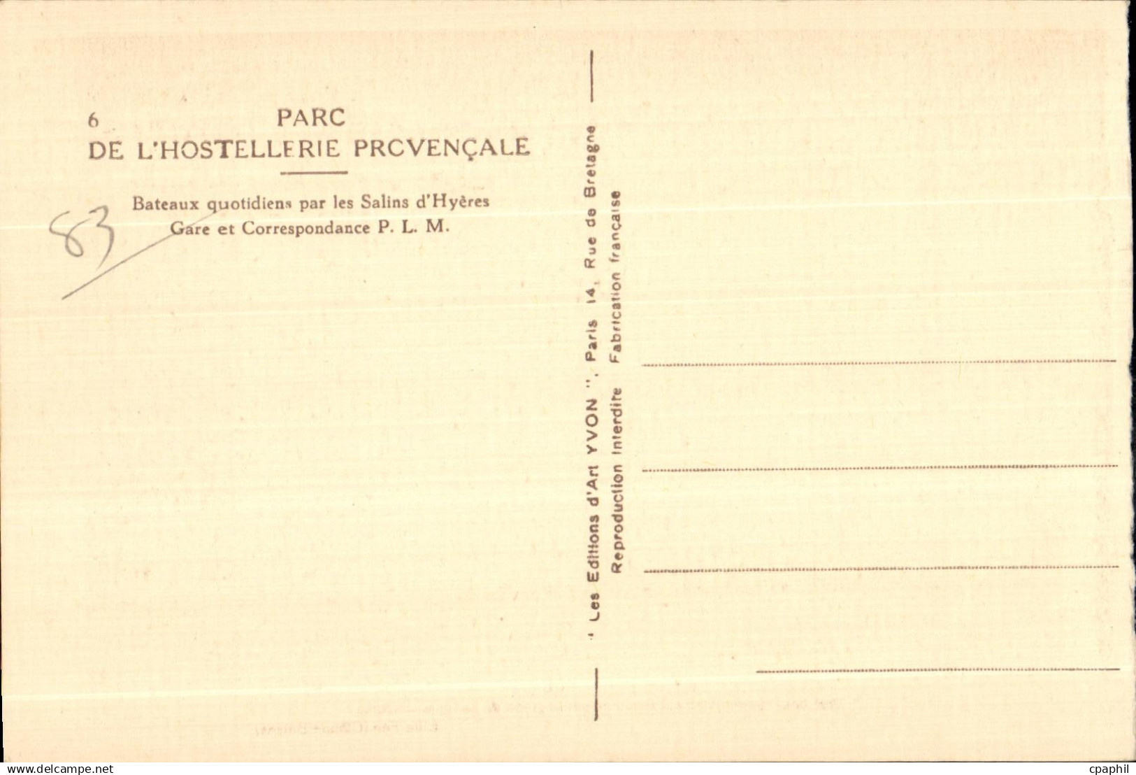CPA Ile De Port Cros (var) Une Baie - Autres & Non Classés