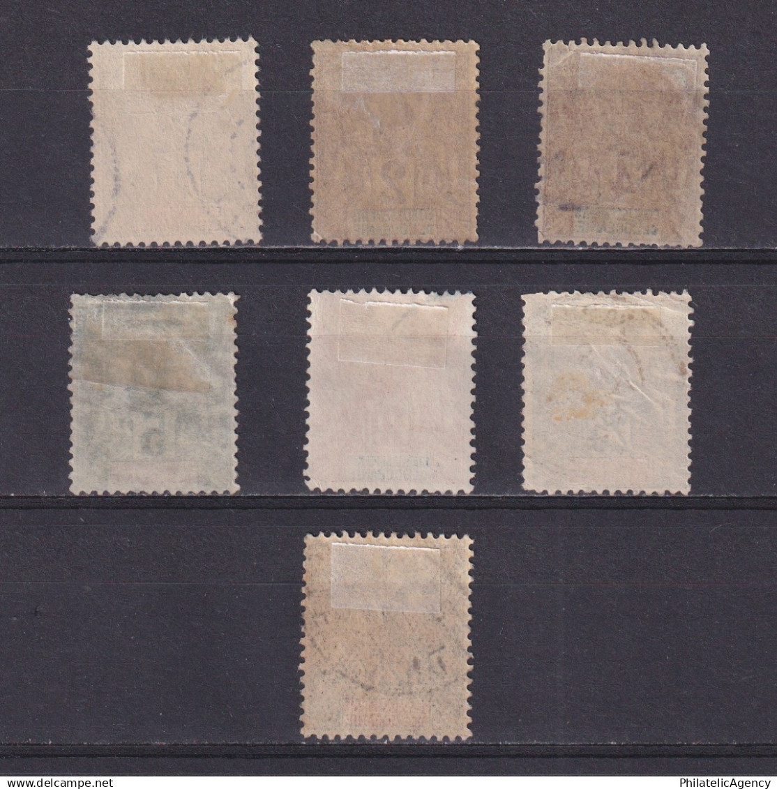 FRENCH POLYNESIA 1892, Sc# 1-12, CV $66, Part Set, Used - Autres & Non Classés
