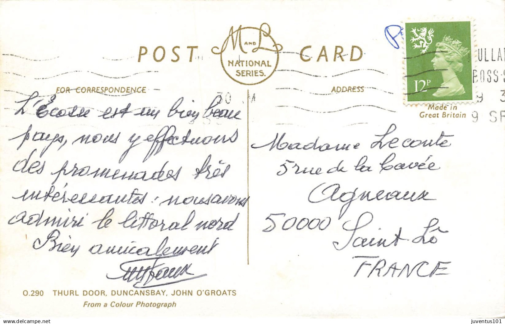 CPSM Thurl Door Duncansbay John O'Groats-Timbre   L3910 - Altri & Non Classificati
