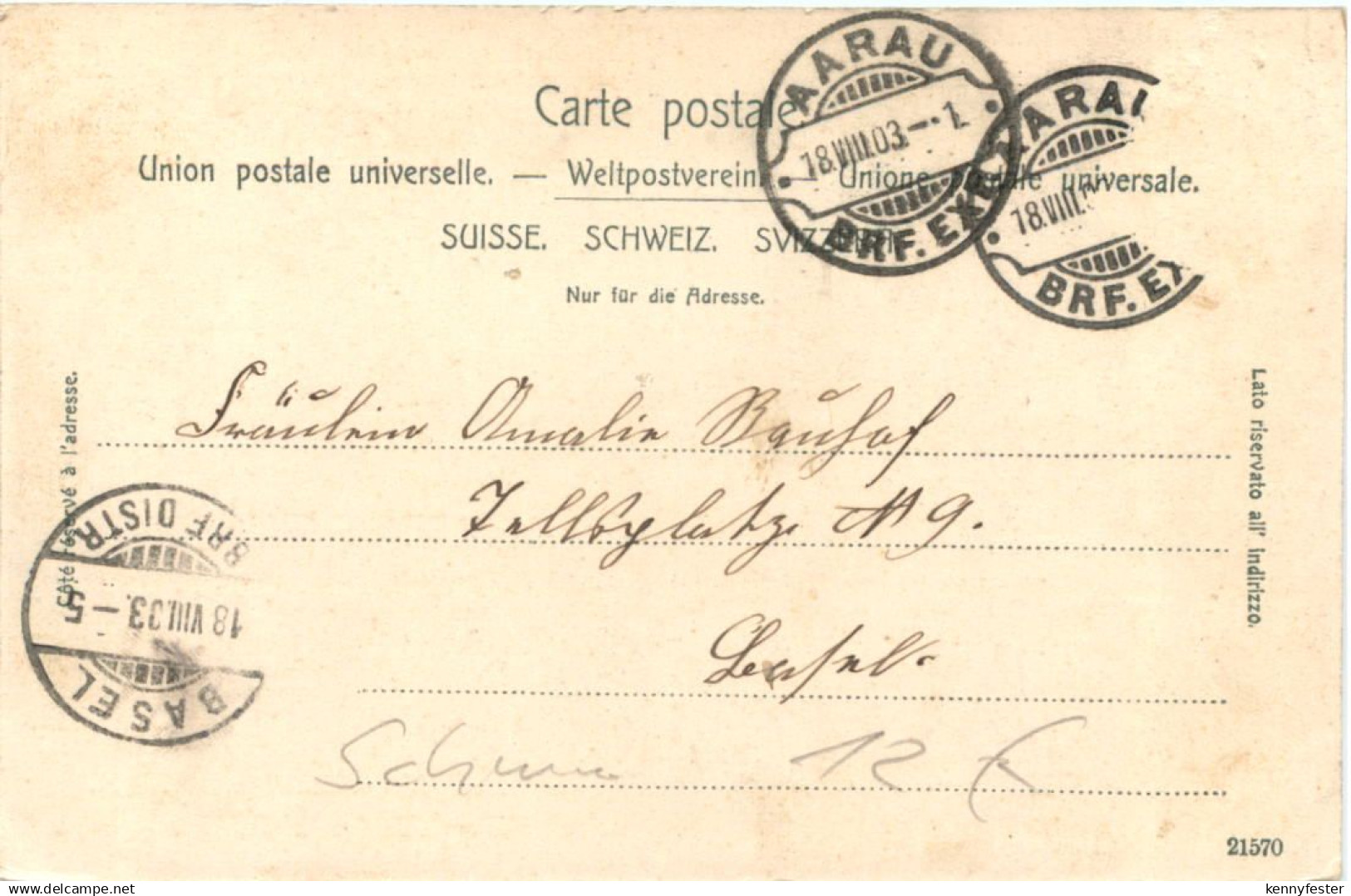 Aarau - Städt. Schulhaus - Aarau