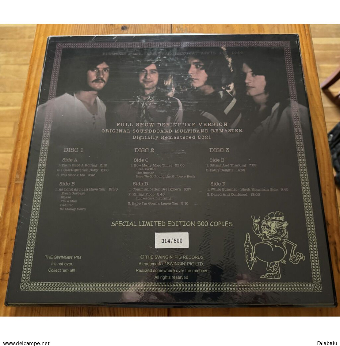 Led Zeppelin – The Hand That Feeds - Definitive Version / 3 LP Box - Collectors