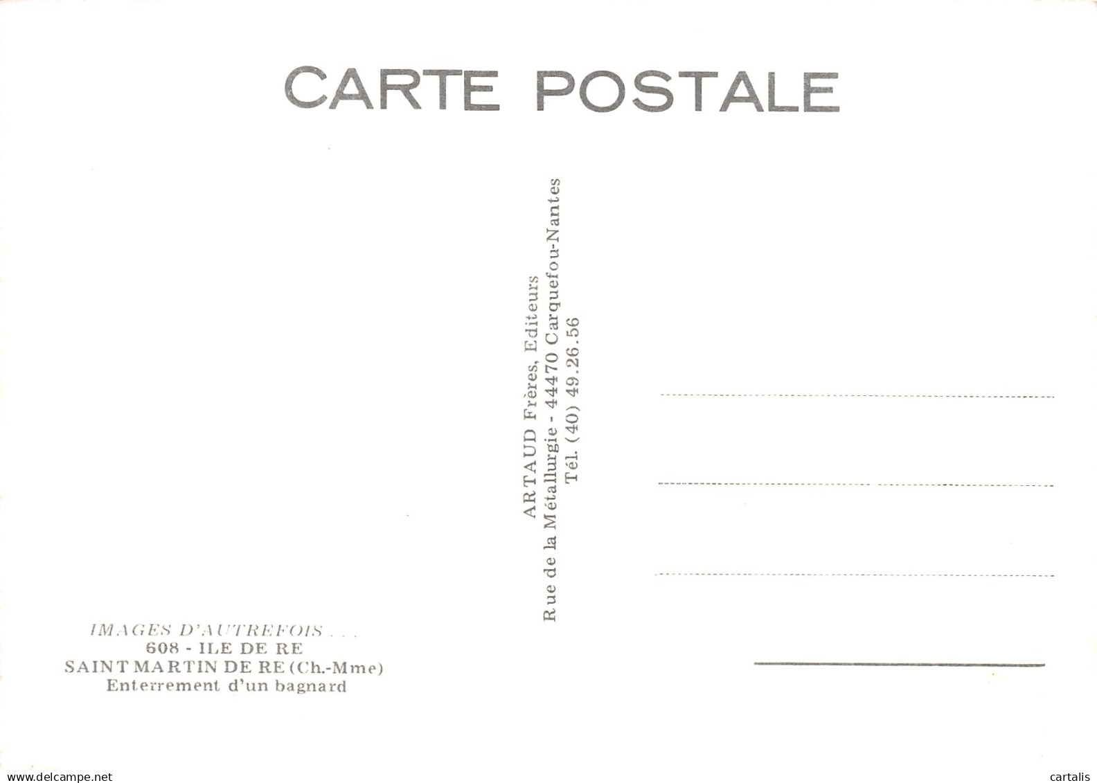 17-ILE DE RE SAINT MARTIN-N°C-4328-C/0109 - Ile De Ré