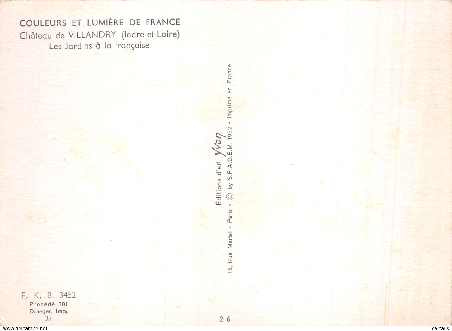 45-VILLANDRY-N°C-4328-B/0139 - Sonstige & Ohne Zuordnung