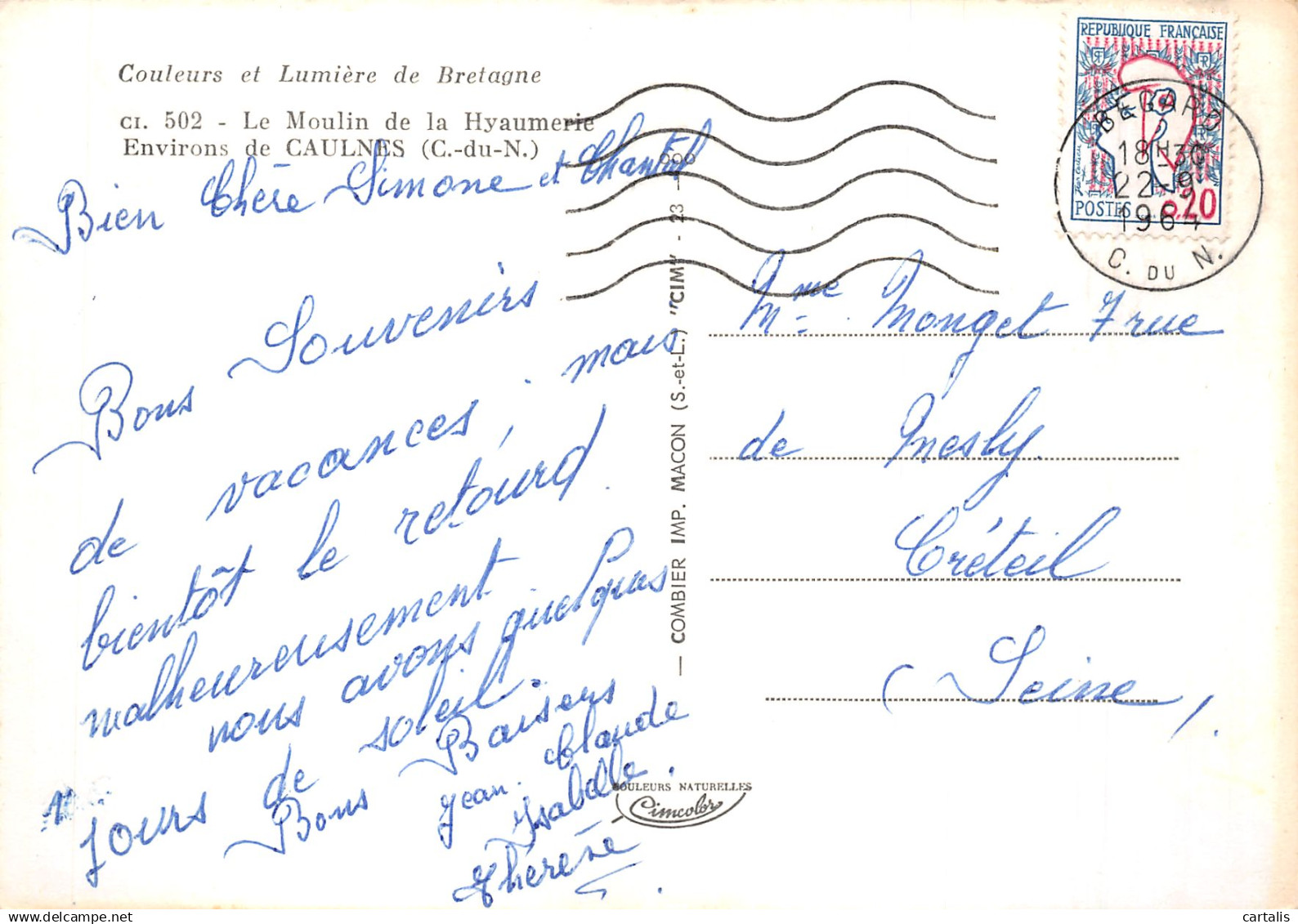 22-CAULNES-N°C-4329-C/0379 - Sonstige & Ohne Zuordnung