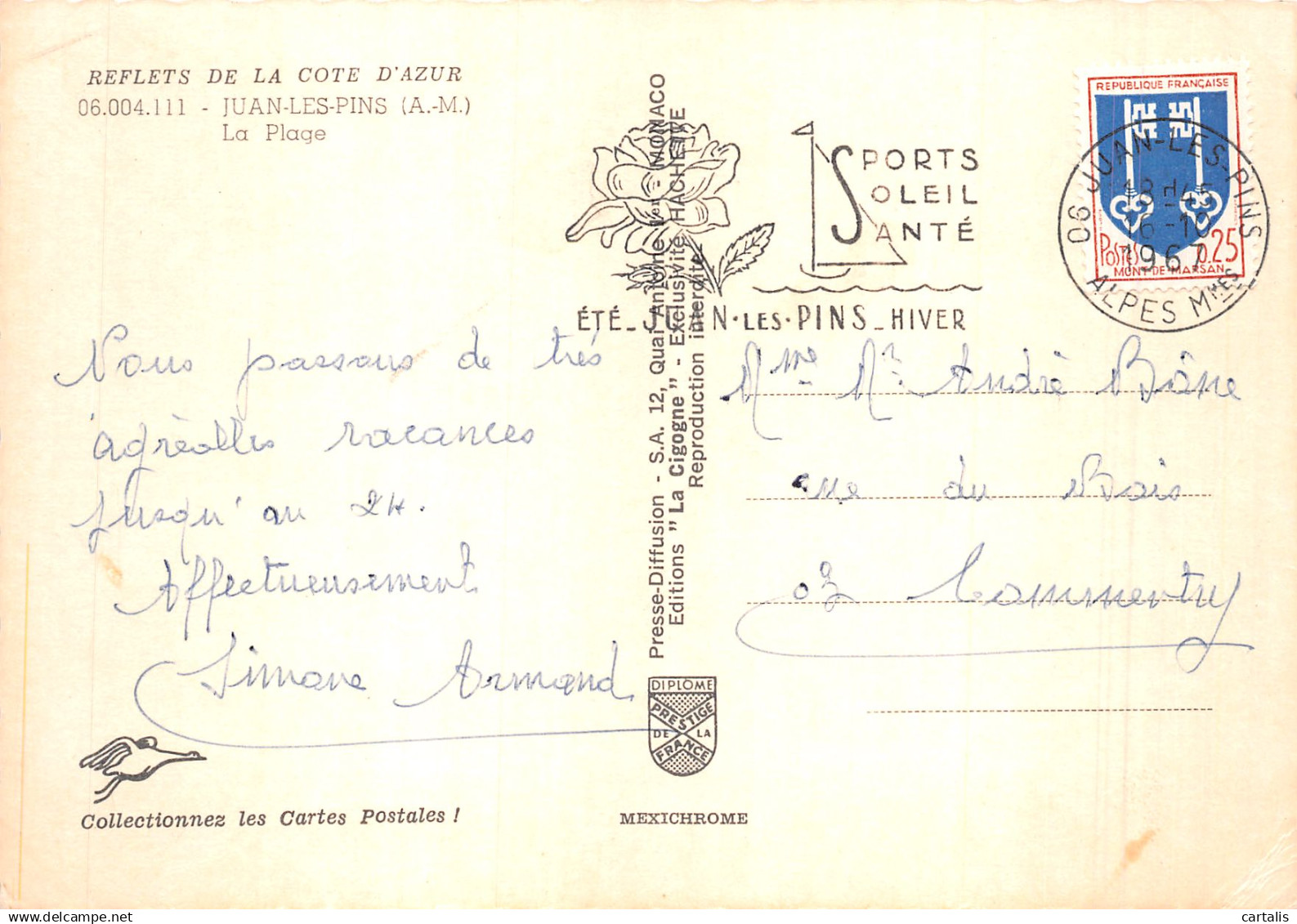 06-JUAN LES PINS-N°C-4333-C/0273 - Juan-les-Pins