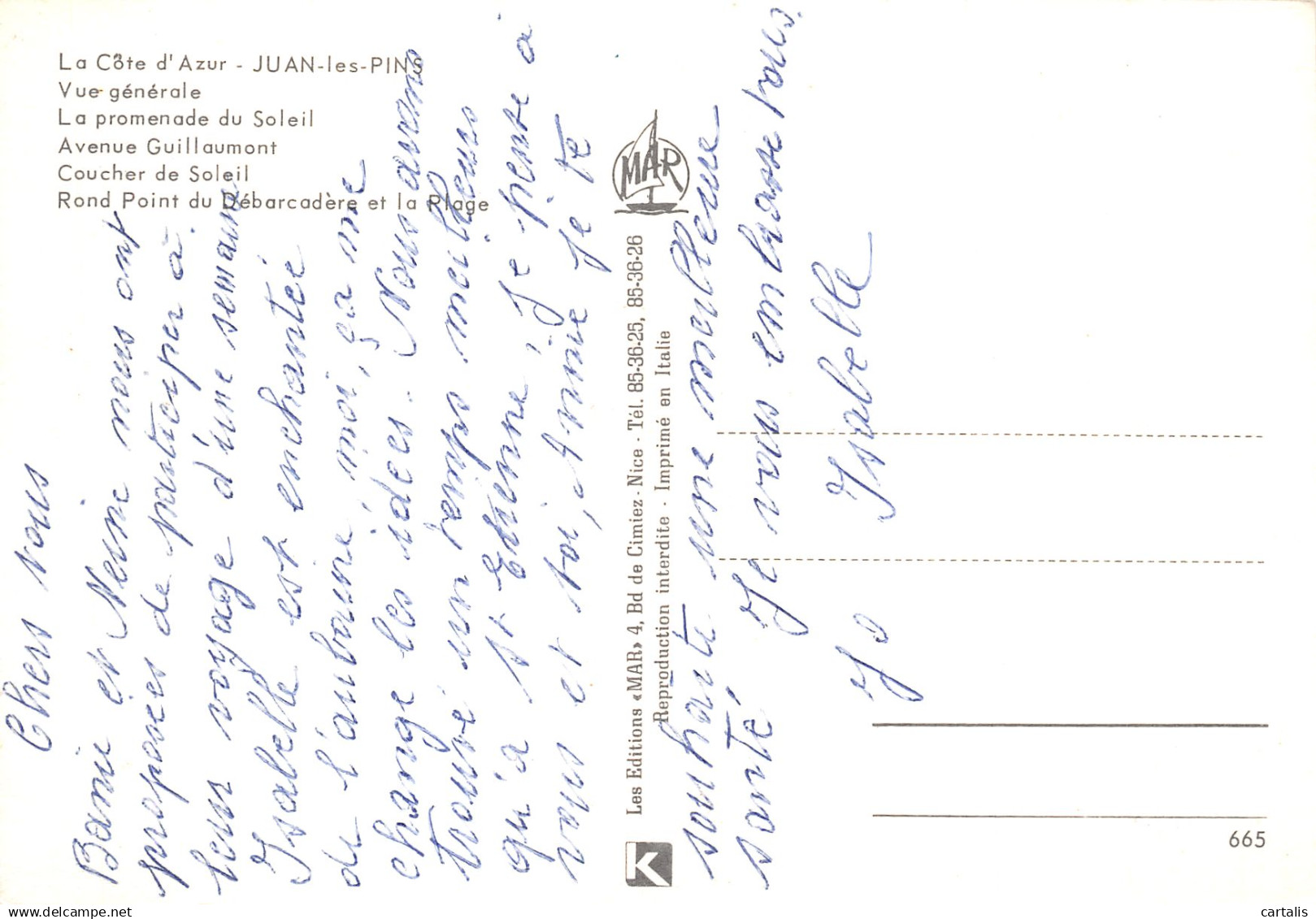 06-JUAN LES PINS-N°C-4335-A/0291 - Juan-les-Pins