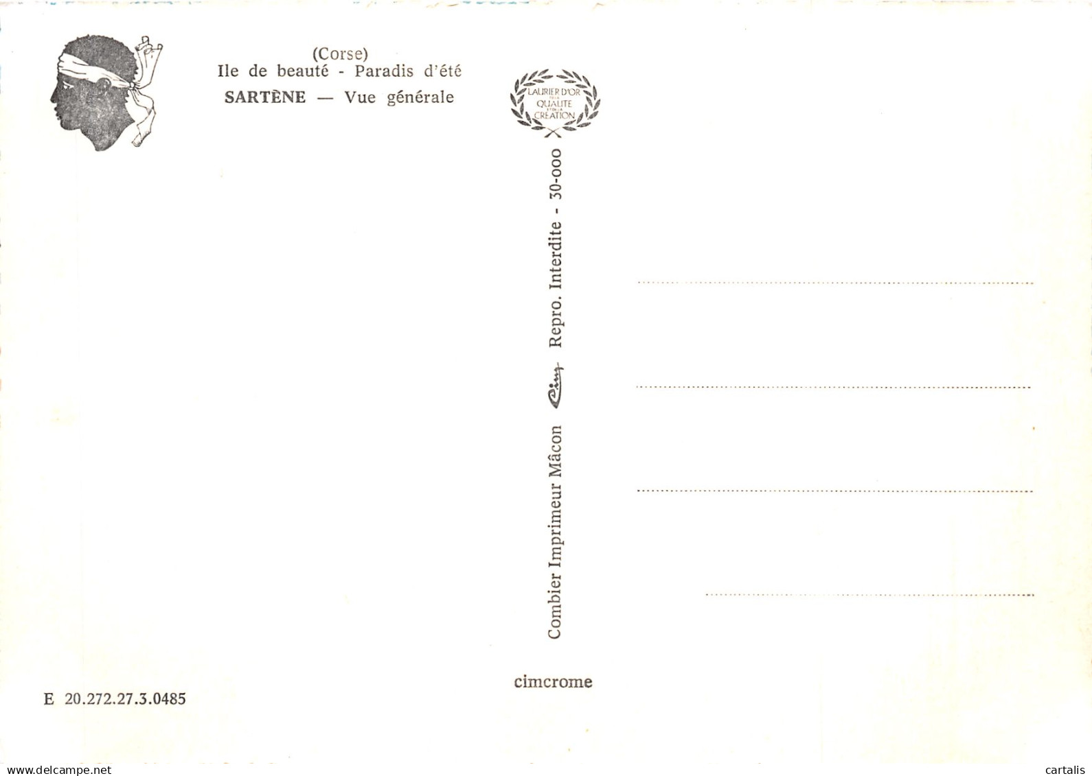20-SARTENE-N°C-4335-B/0299 - Sartene