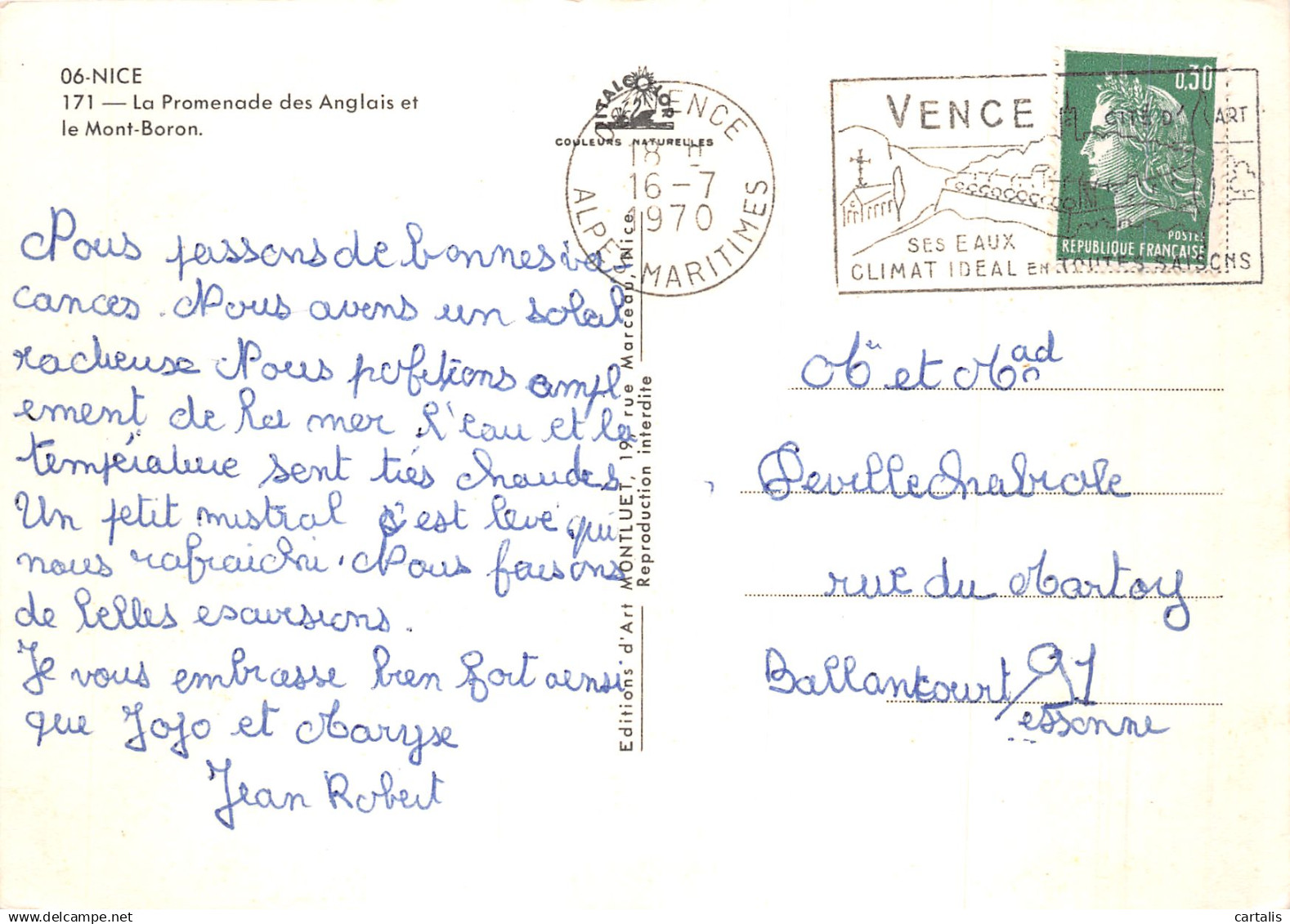 06-NICE-N°C-4337-C/0269 - Sonstige & Ohne Zuordnung