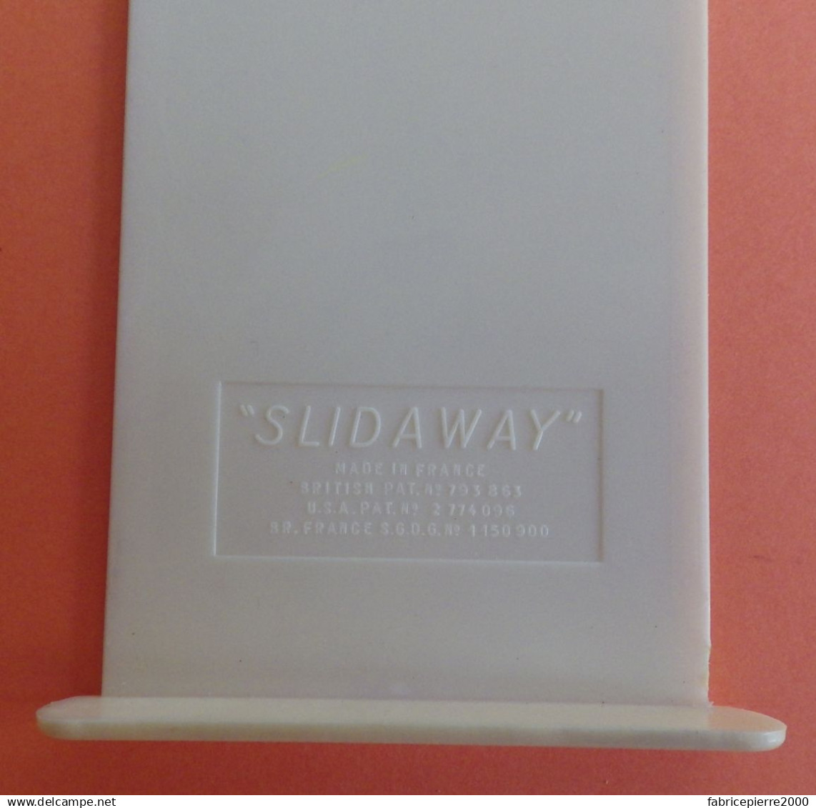 SLIDAWAY - Brosse repliable à cheveux ou à vêtements v.1960 EXC ETAT