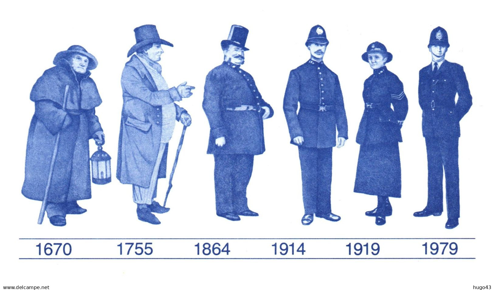 (RECTO / VERSO) POLICE - 26 SEP. 1979 - READING.BERCKS - FIRST DAY COVER - 1971-1980 Decimal Issues