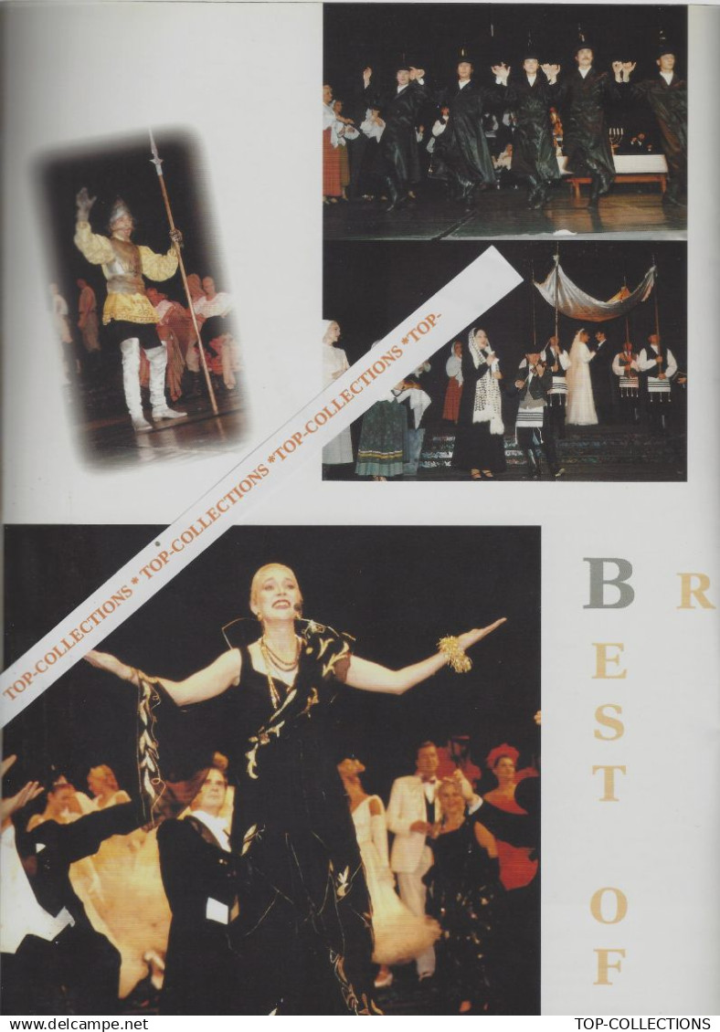 Circa 1995 GRUBER BALLET OPERA PROGRAMME COMEDIES MUSICALES BEST OF BROADWAY - Programas