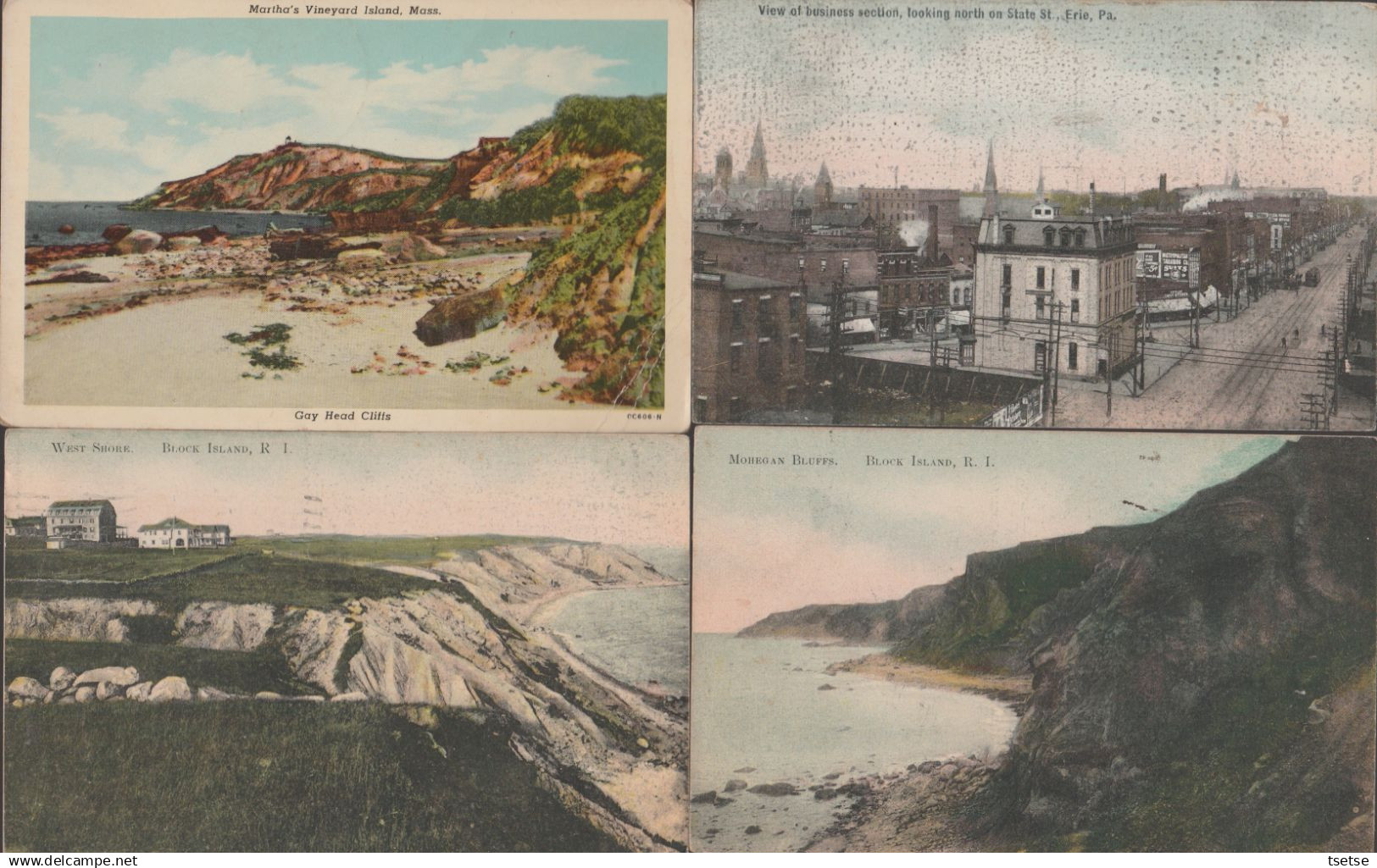 Etats-Unis / USA - Lot de 50 cartes postales / pack of 50 postcards - Toutes visibles / all visible