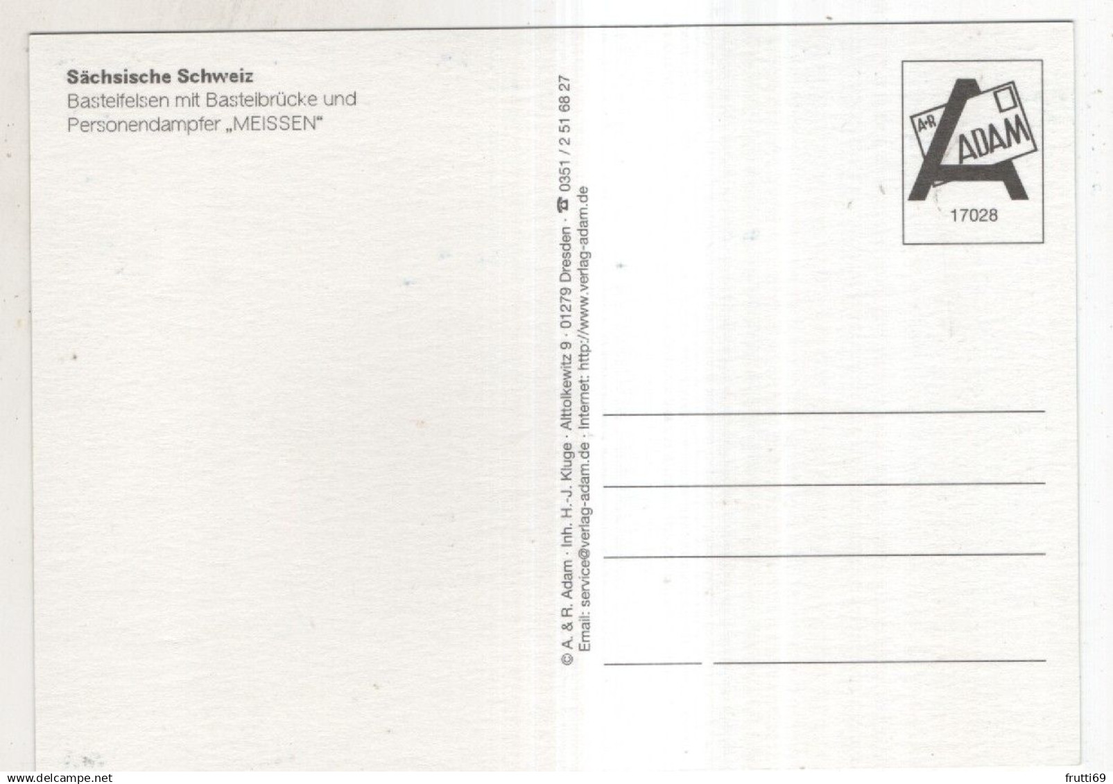 AK 243365 GERMANY - Basteifelsen Mit Basteibrücke Und Personendampfer Meissen / Sächsische Schweiz - Bastei (sächs. Schweiz)