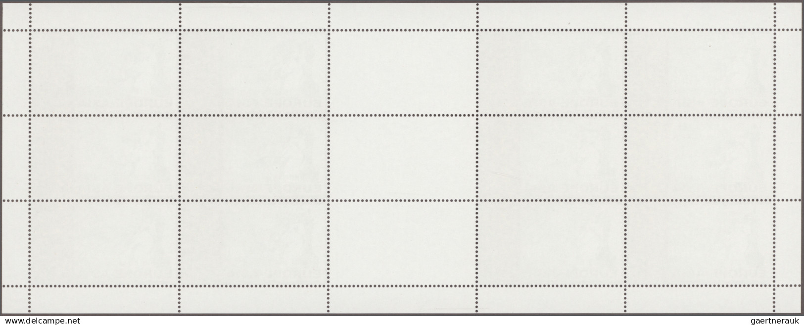 Thematics: Chess: 2001 Georgia: 'Chess' 1l. Two Miniature Sheet Of 12 (two Panes - Scacchi