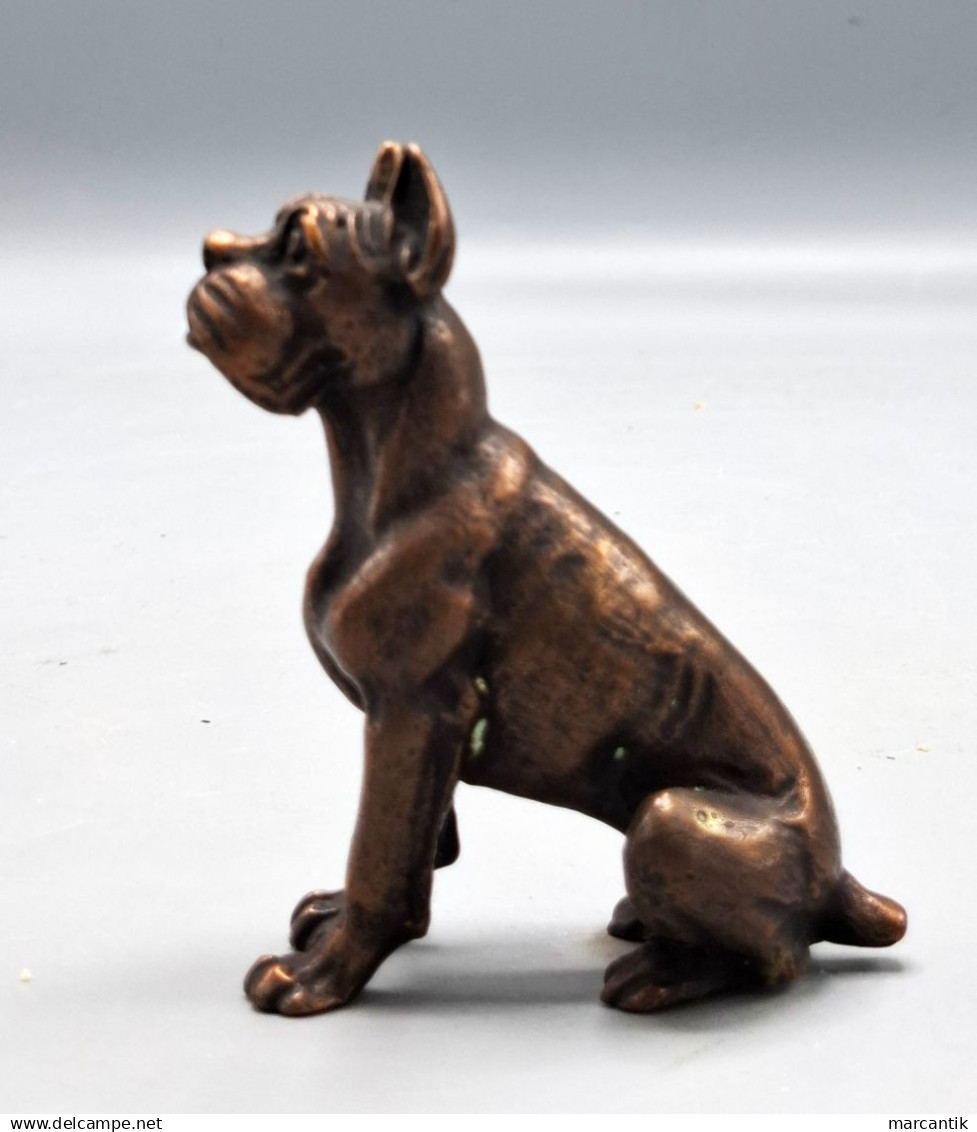 PEQUEÑO BRONCE DE PERRO BULDOG - PARA COLECCIONISTAS DE MINIATURAS - Bronces